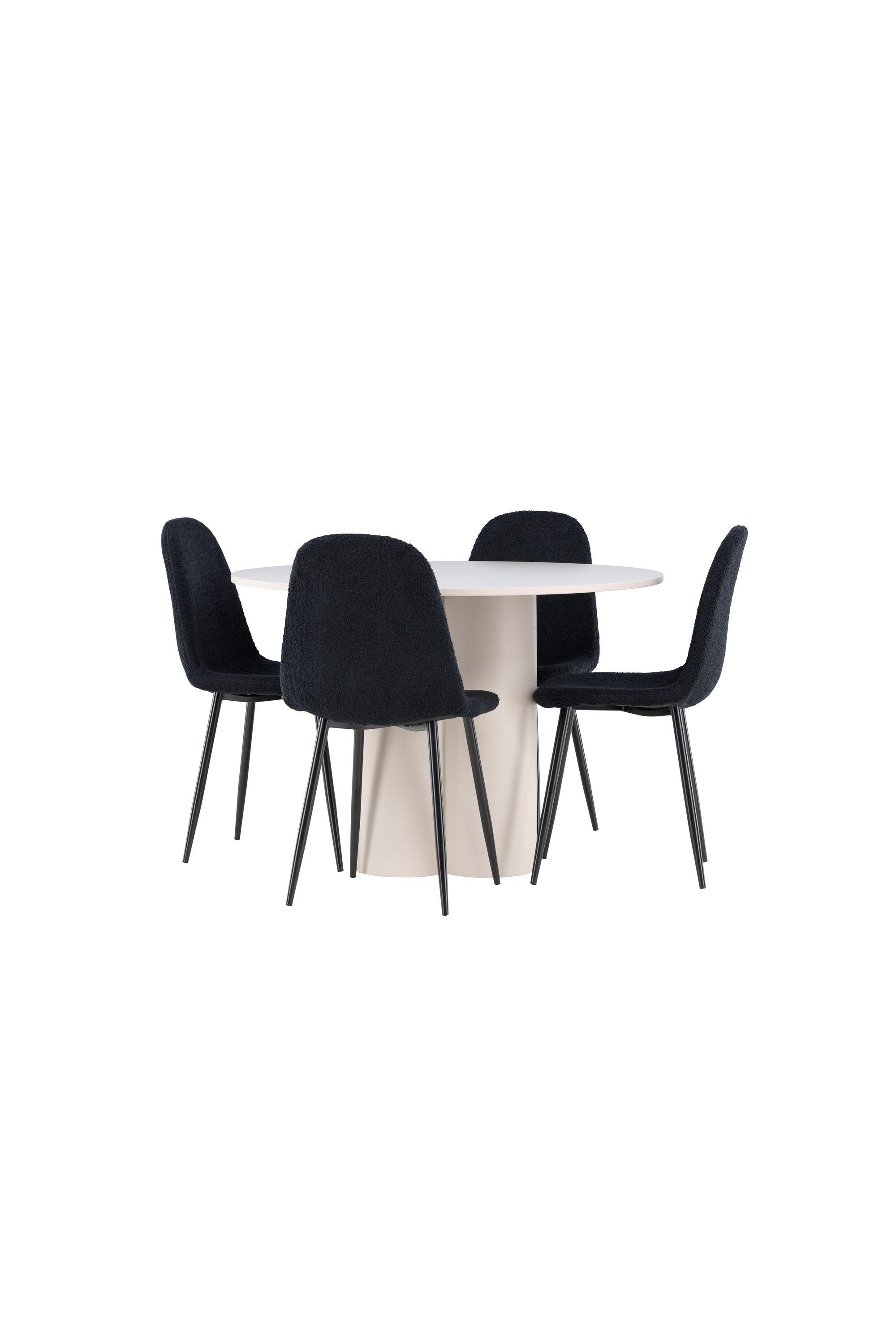 Olivia Matbord med Polar Matstol-GR Dining Set-Venture Home-peaceofhome.se