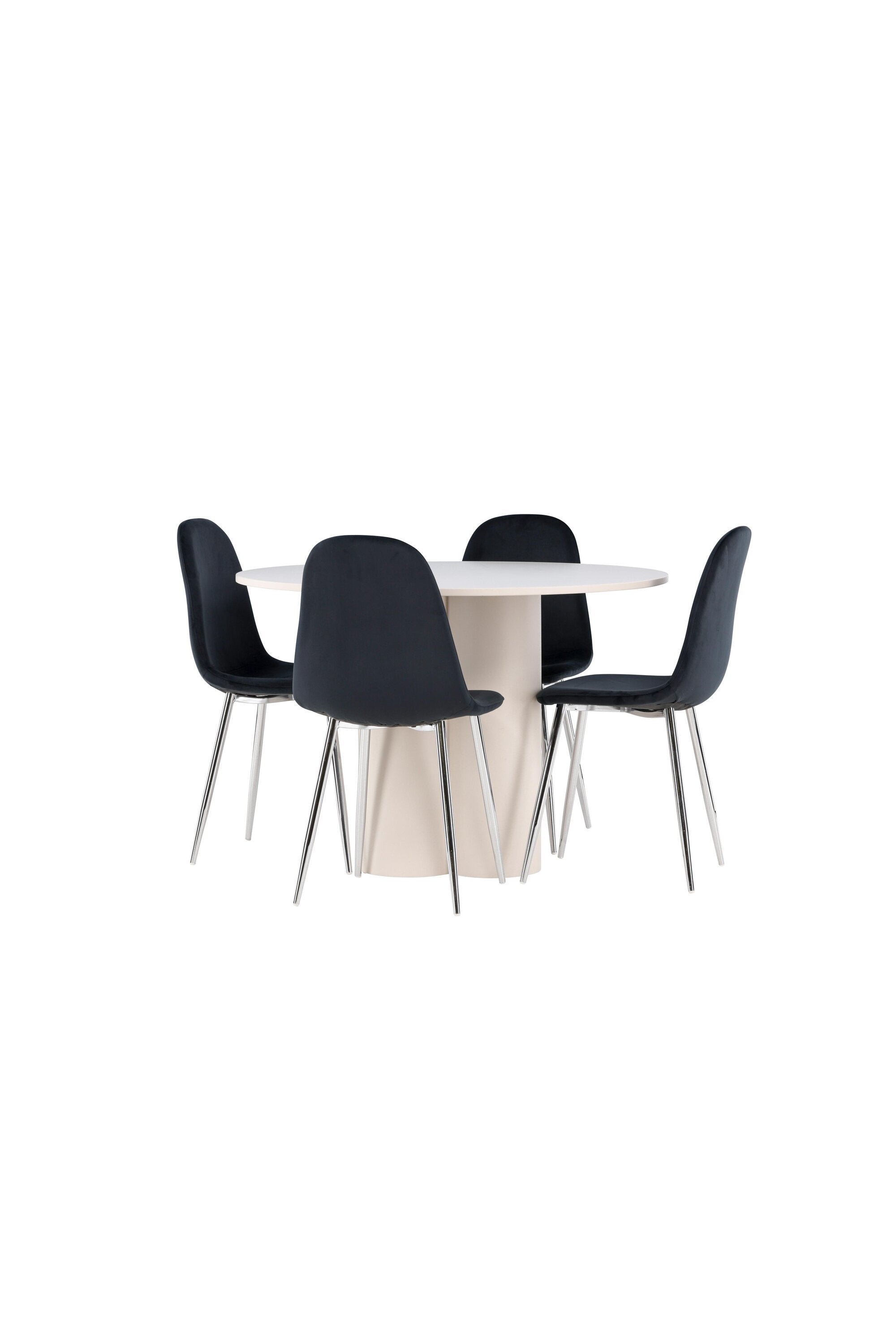 Olivia Matbord med Polar Matstol-GR Dining Set-Venture Home-peaceofhome.se