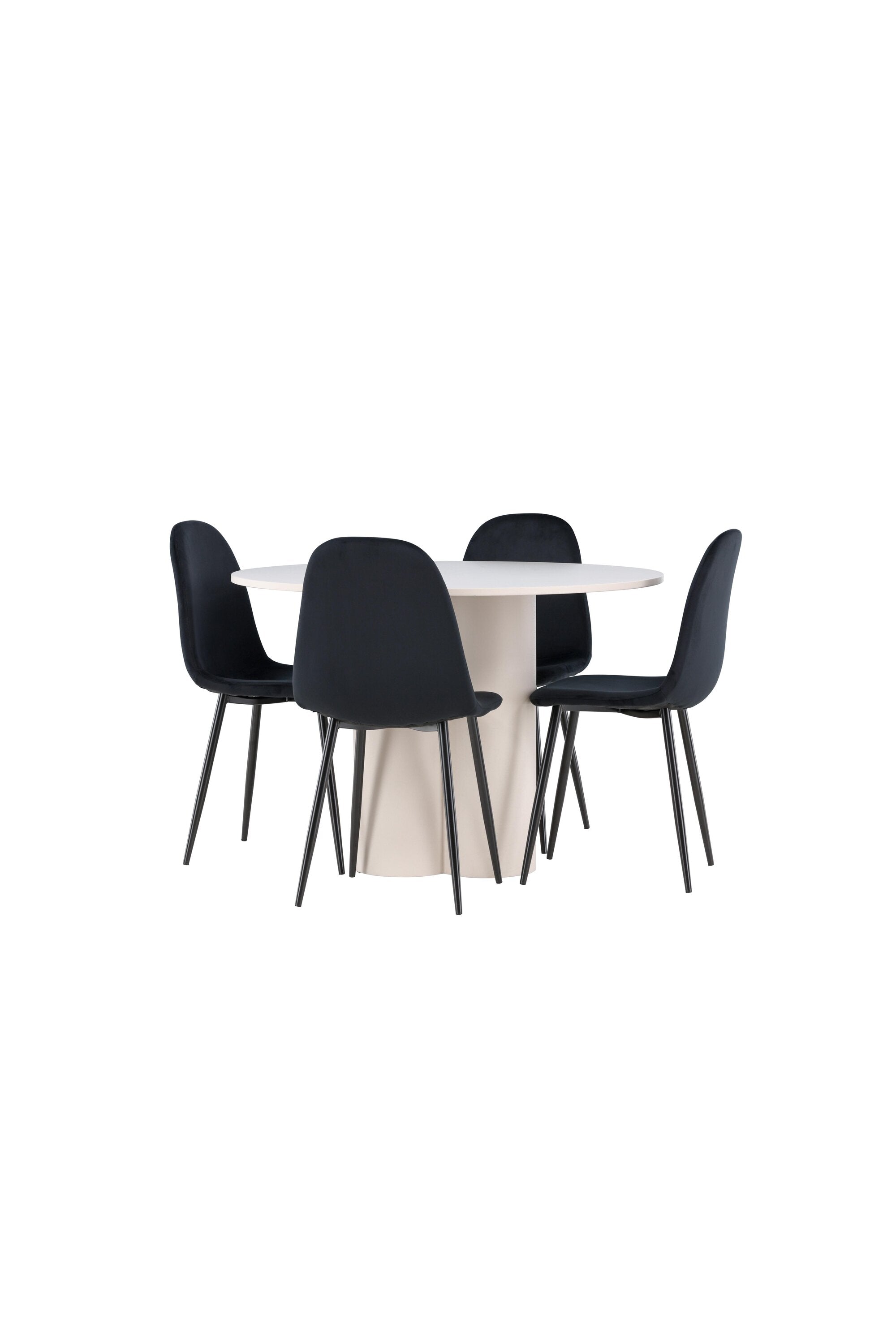 Olivia Matbord med Polar Matstol-GR Dining Set-Venture Home-peaceofhome.se