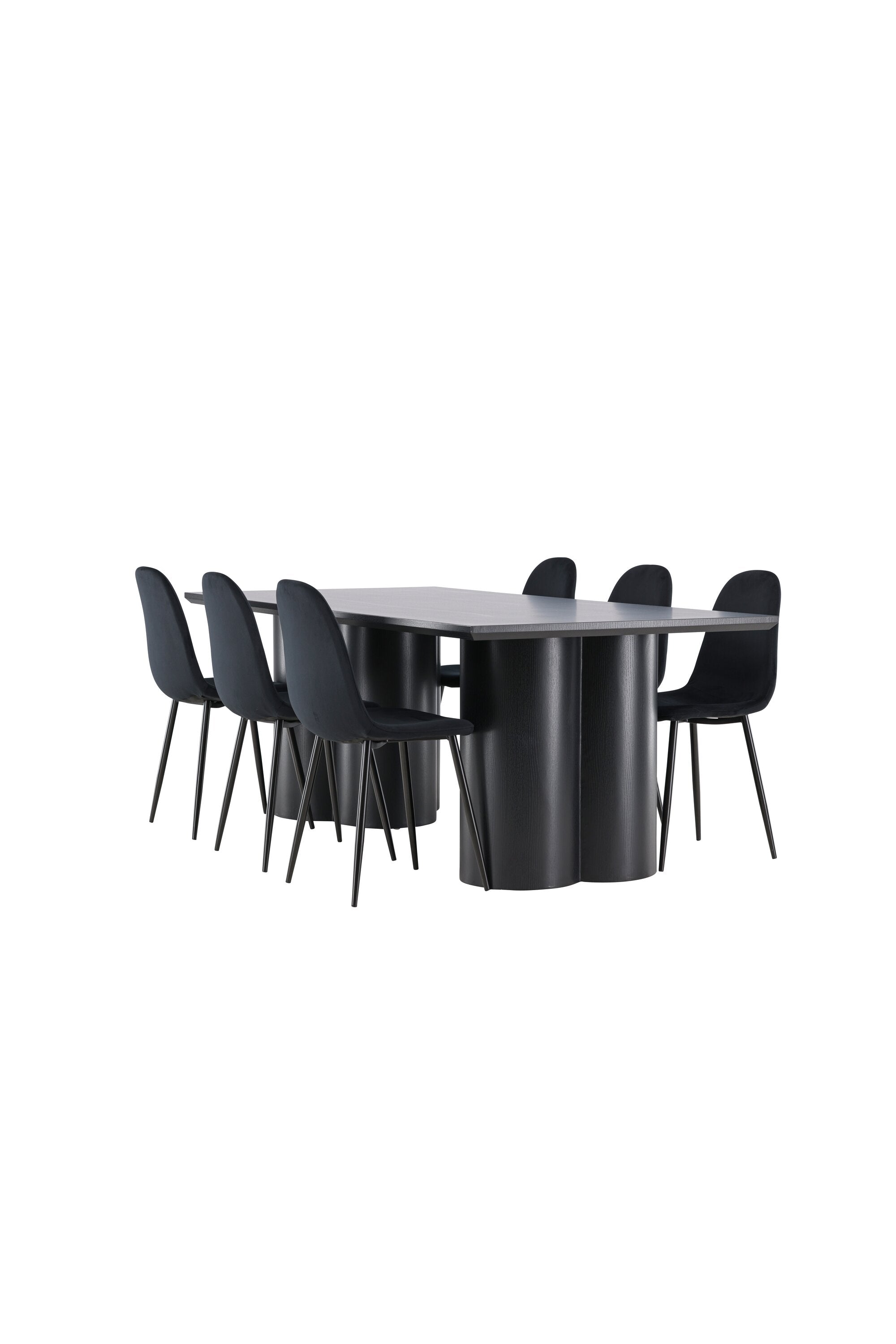 Olivia Matbord med Polar Matstol-GR Dining Set-Venture Home-peaceofhome.se