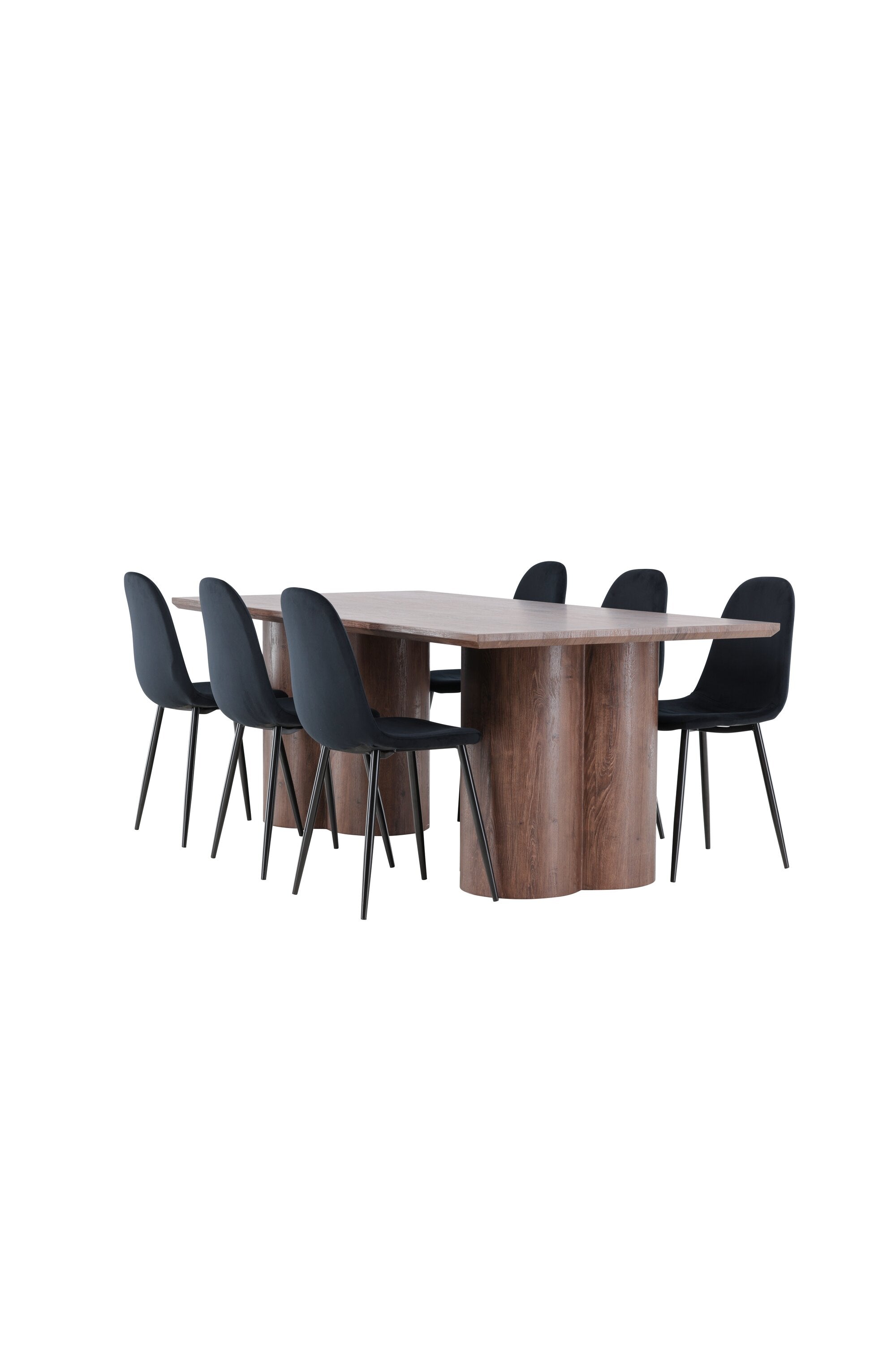 Olivia Matbord med Polar Matstol-GR Dining Set-Venture Home-peaceofhome.se