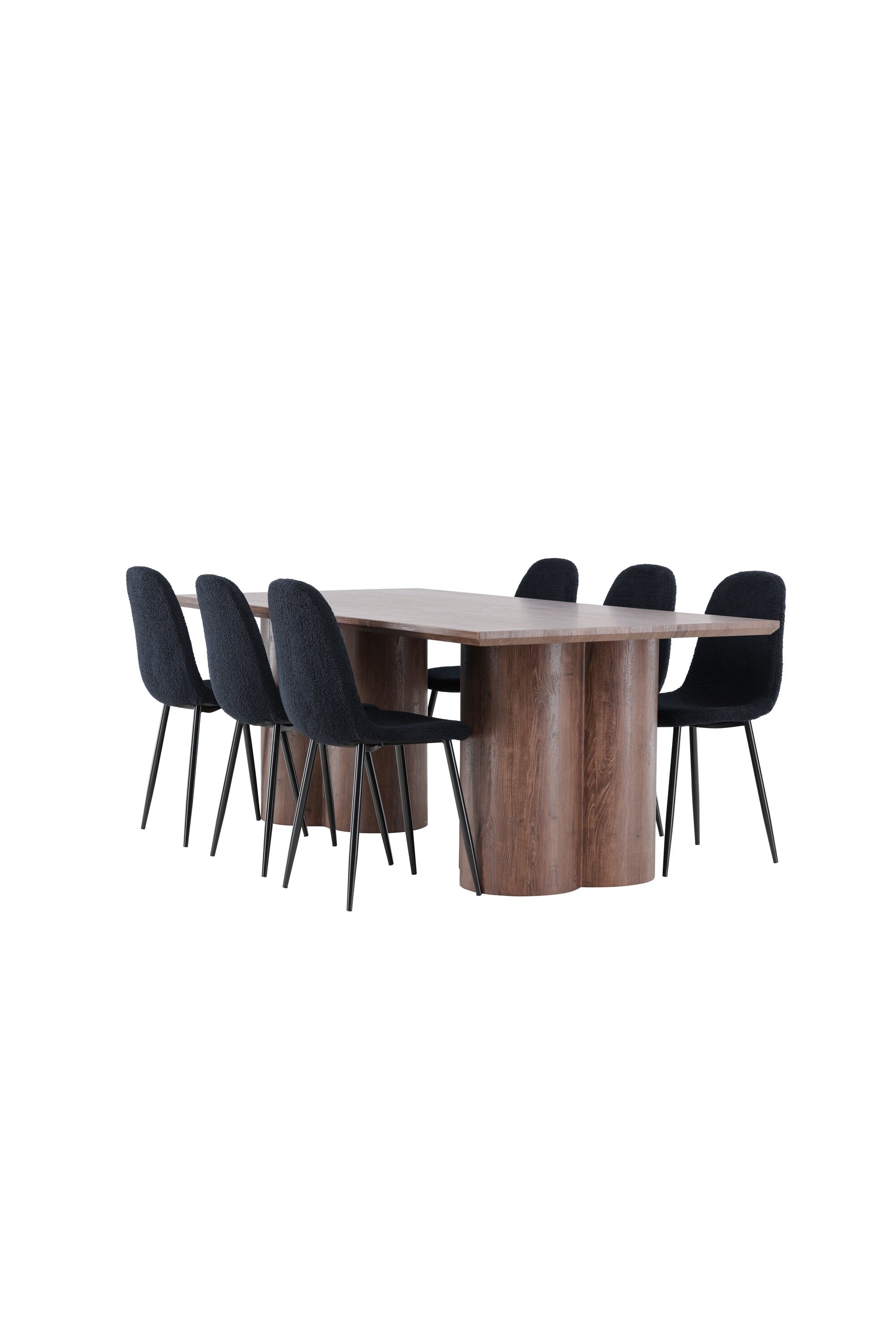 Olivia Matbord med Polar Matstol-GR Dining Set-Venture Home-peaceofhome.se