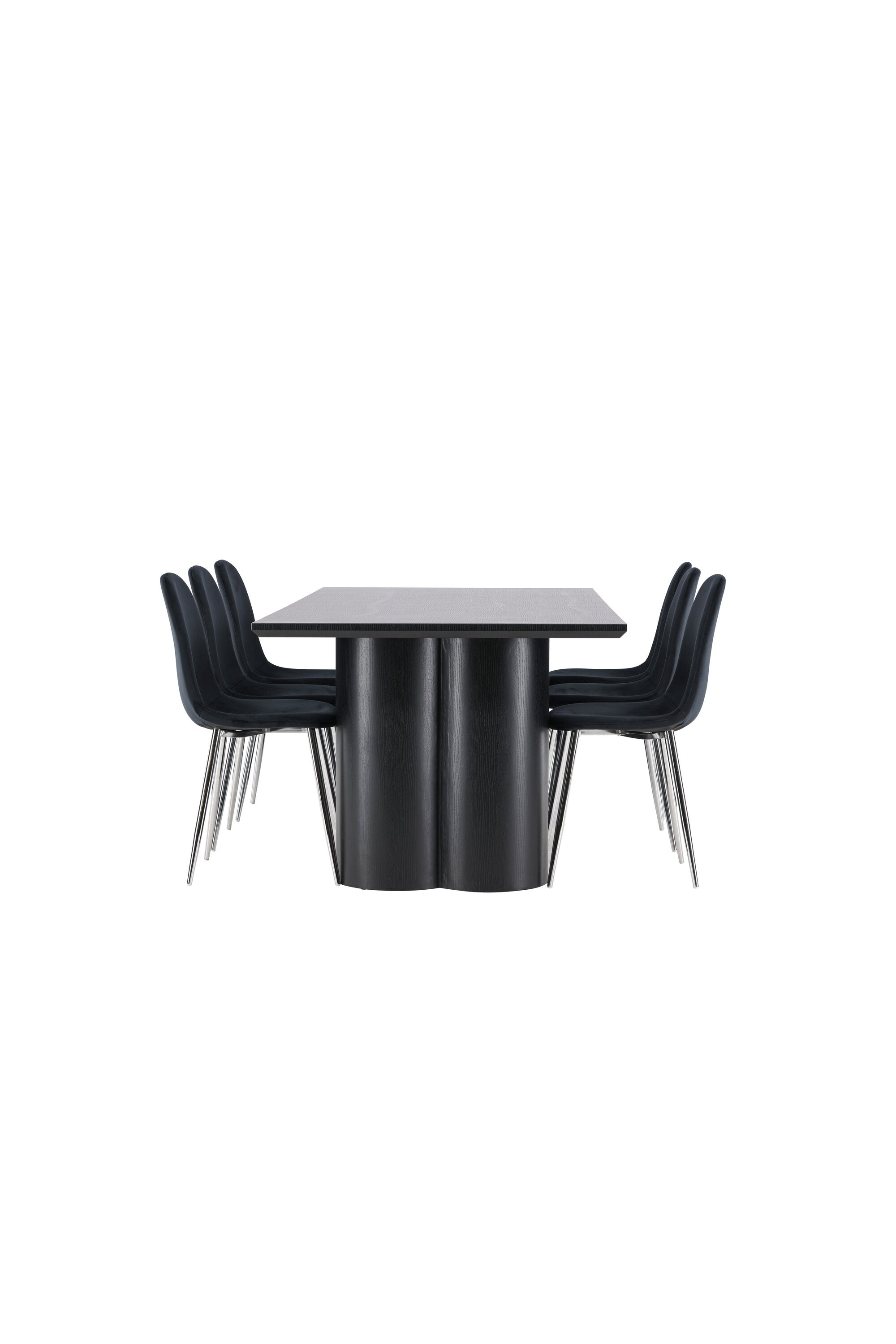 Olivia Matbord med Polar Matstol-GR Dining Set-Venture Home-peaceofhome.se