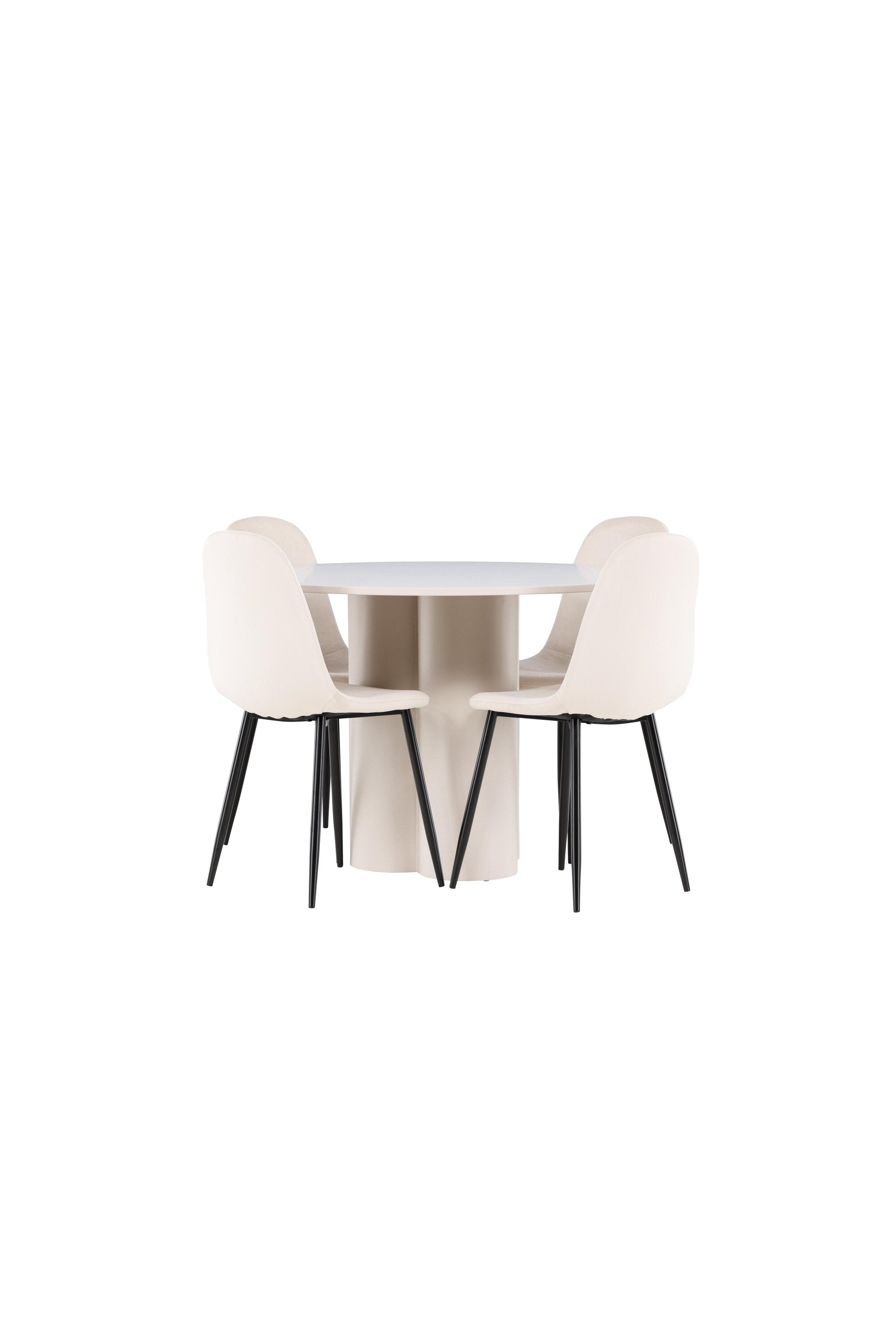 Olivia Matbord med Polar Matstol-GR Dining Set-Venture Home-peaceofhome.se