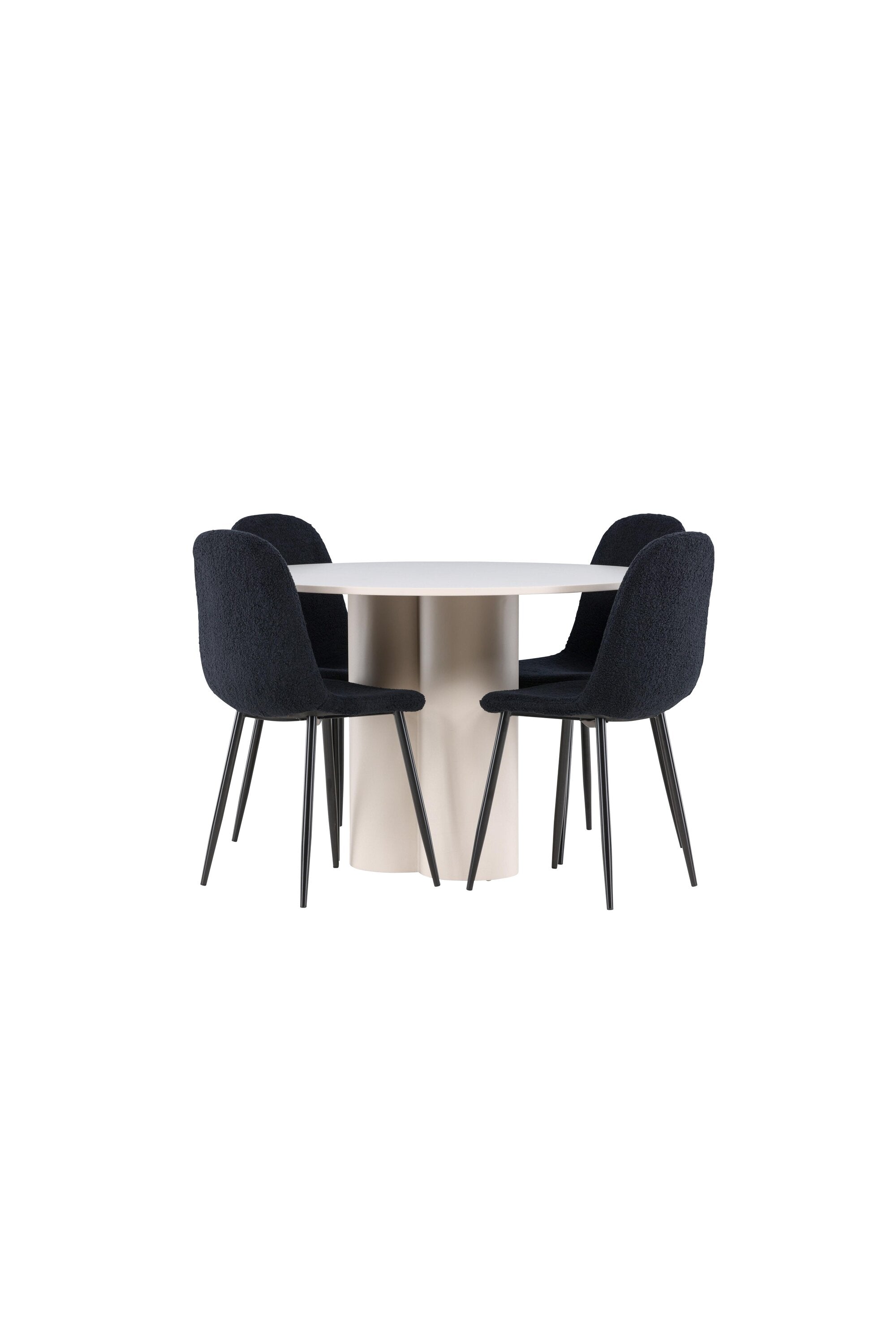 Olivia Matbord med Polar Matstol-GR Dining Set-Venture Home-peaceofhome.se