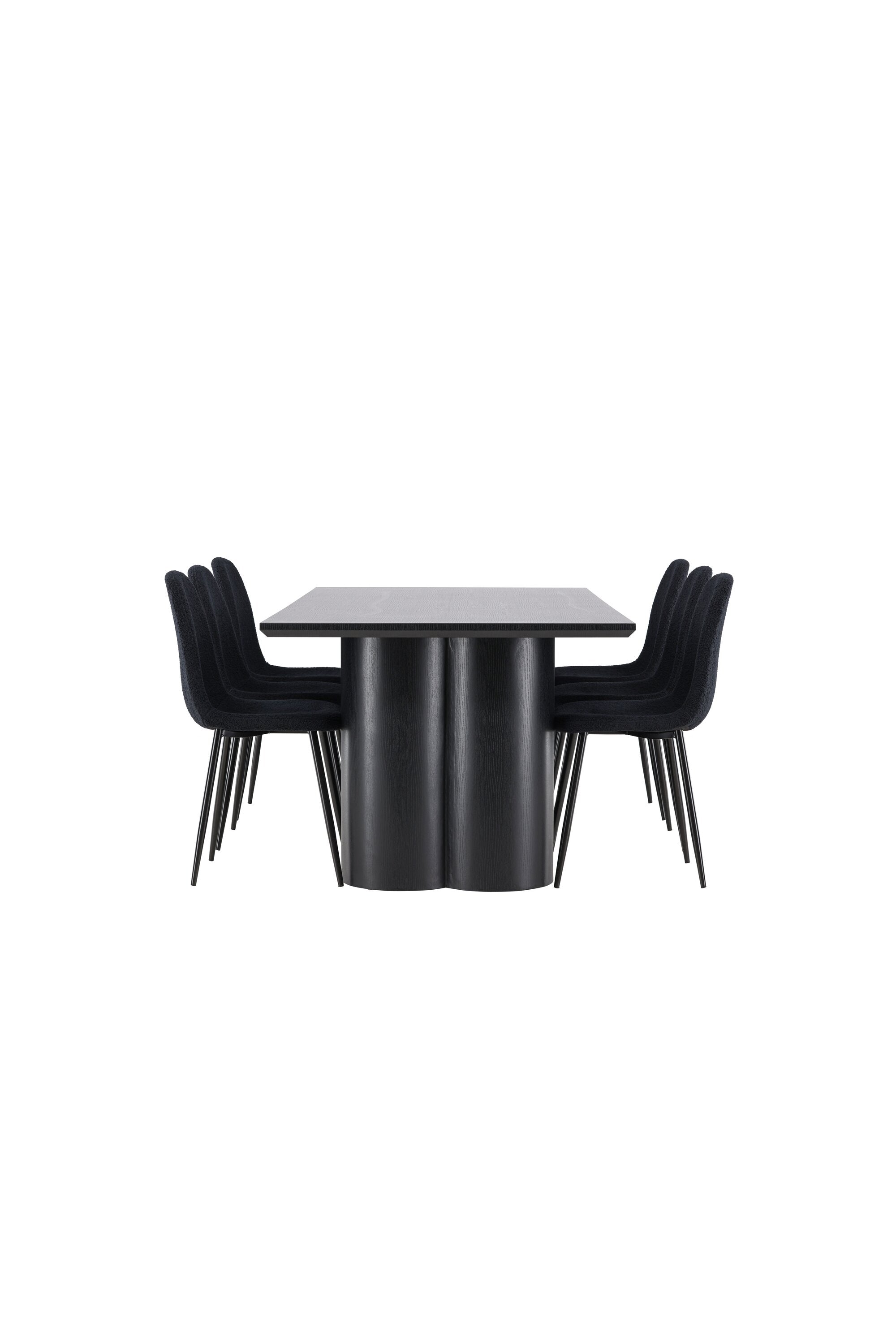 Olivia Matbord med Polar Matstol-GR Dining Set-Venture Home-peaceofhome.se