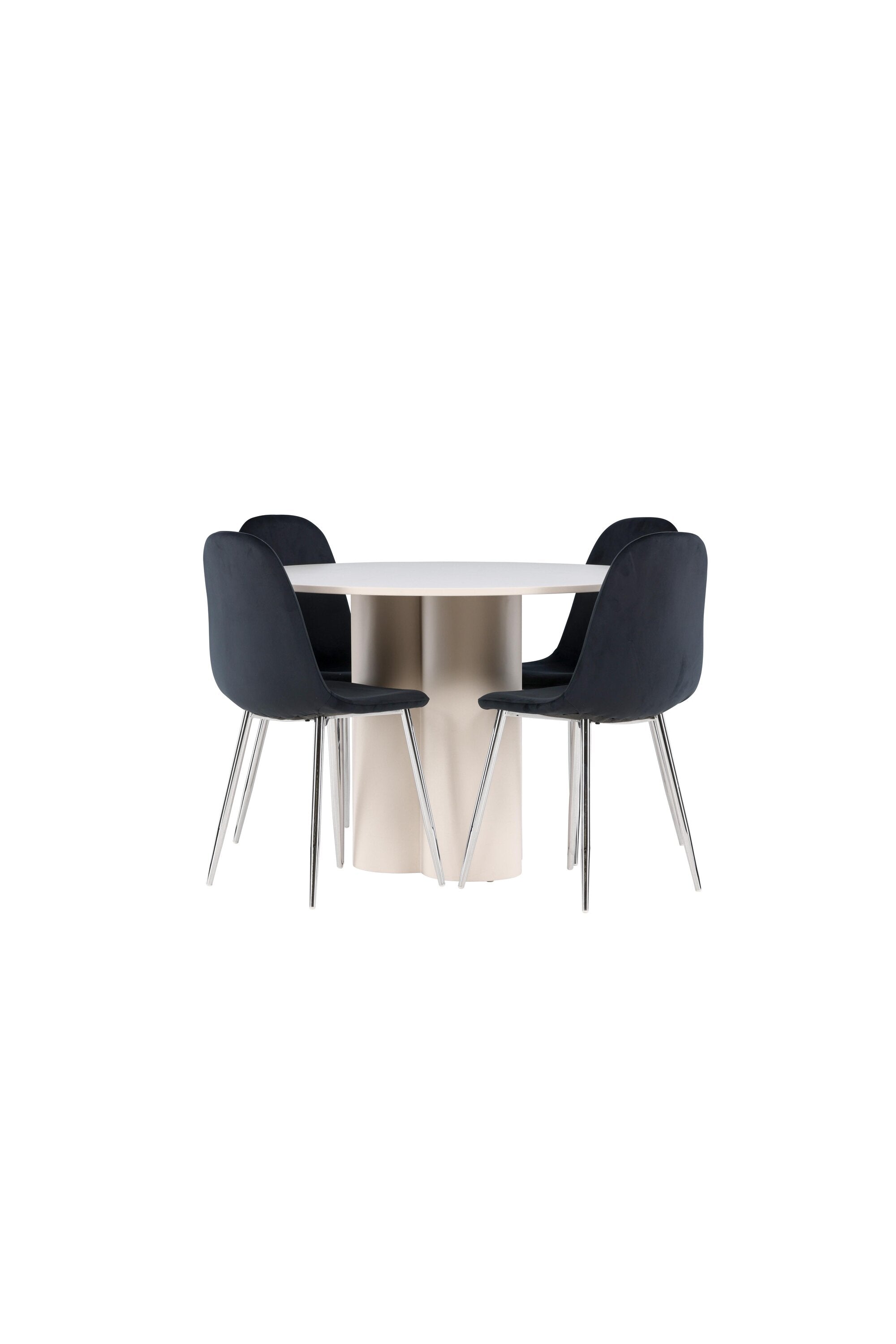 Olivia Matbord med Polar Matstol-GR Dining Set-Venture Home-peaceofhome.se