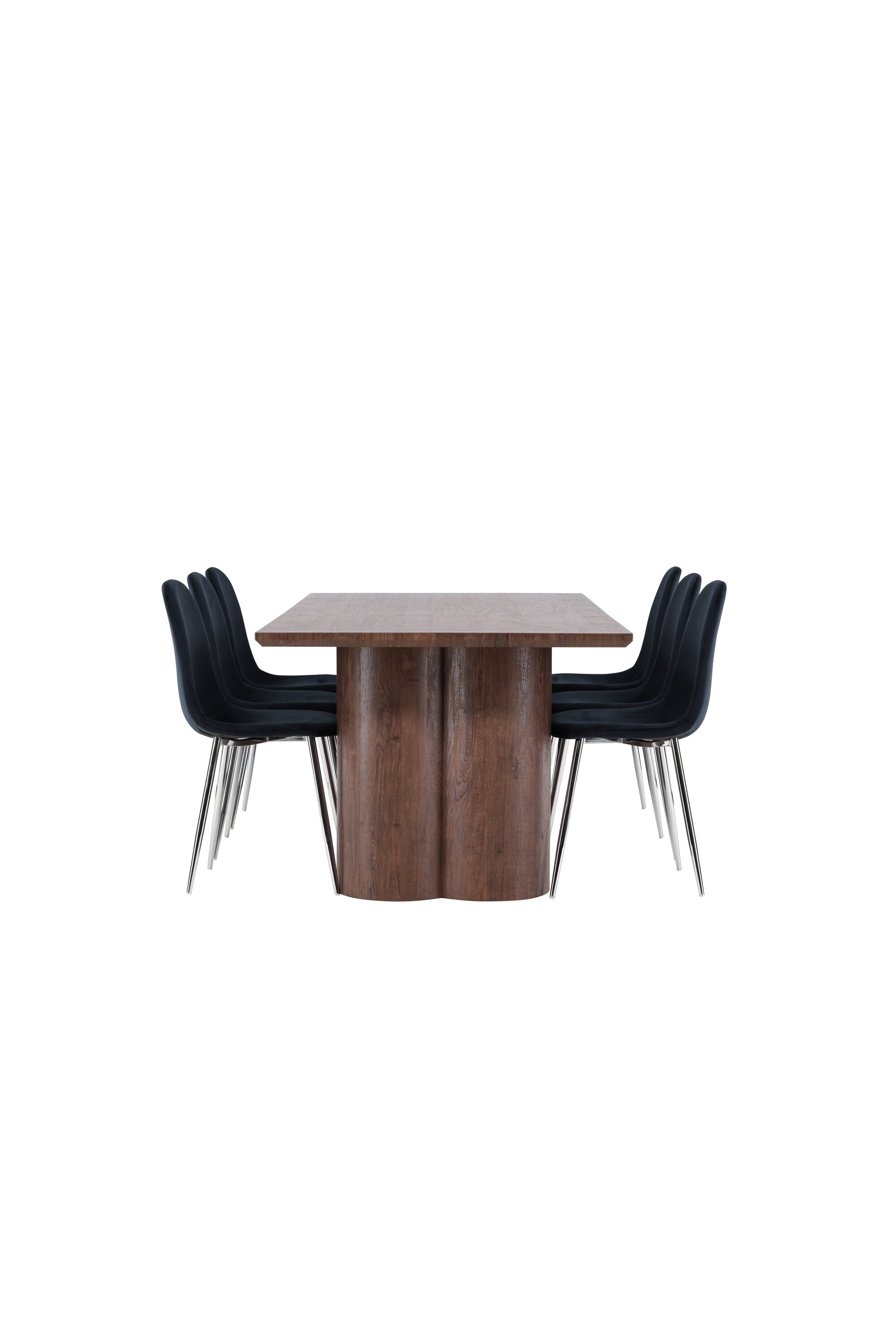 Olivia Matbord med Polar Matstol-GR Dining Set-Venture Home-peaceofhome.se