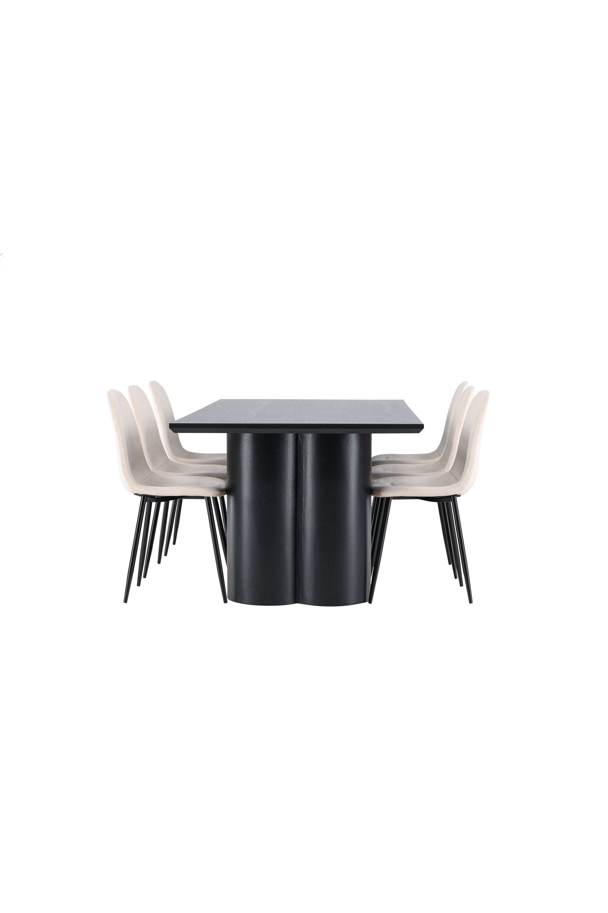 Olivia Matbord med Polar Matstol-GR Dining Set-Venture Home-peaceofhome.se