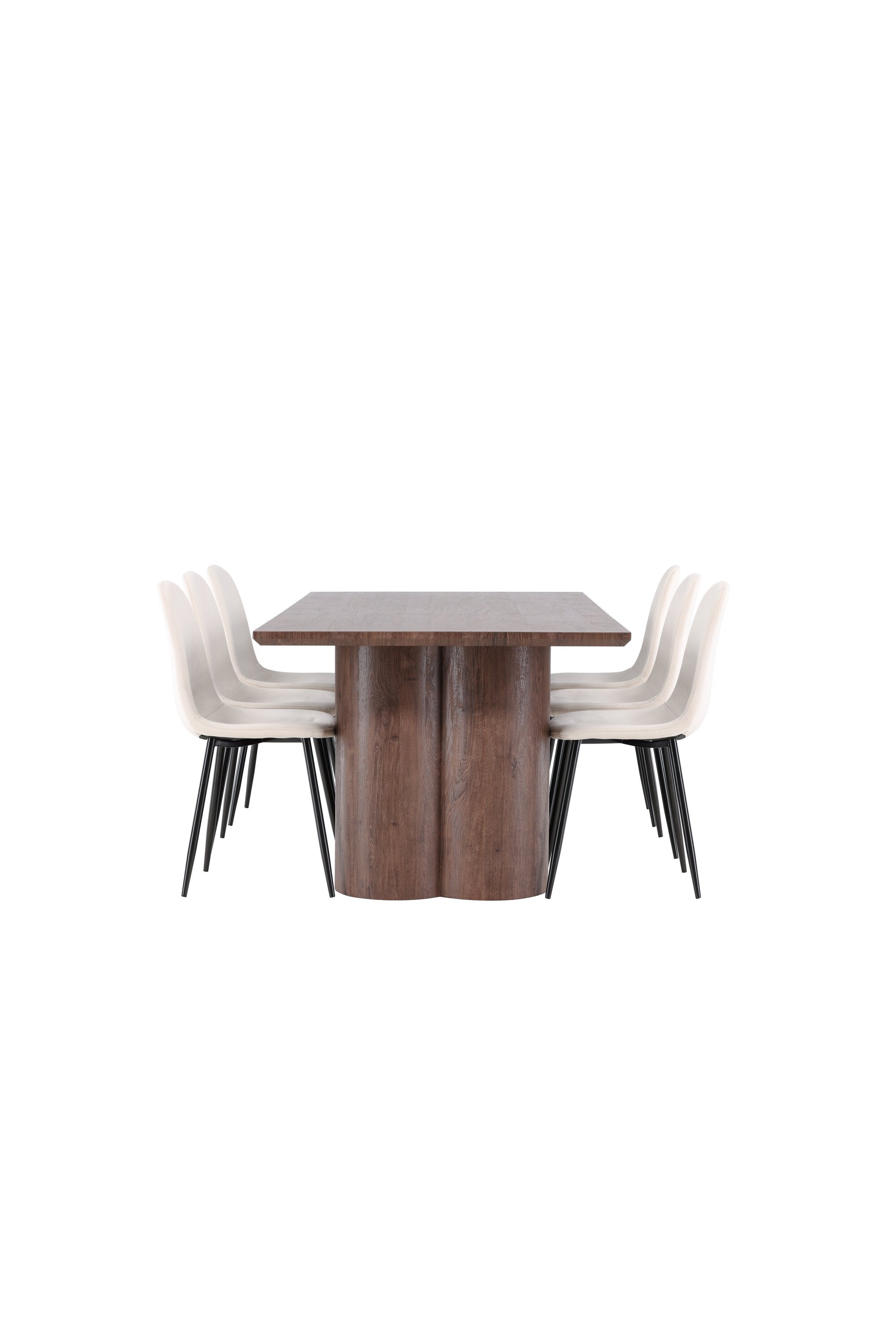 Olivia Matbord med Polar Matstol-GR Dining Set-Venture Home-peaceofhome.se