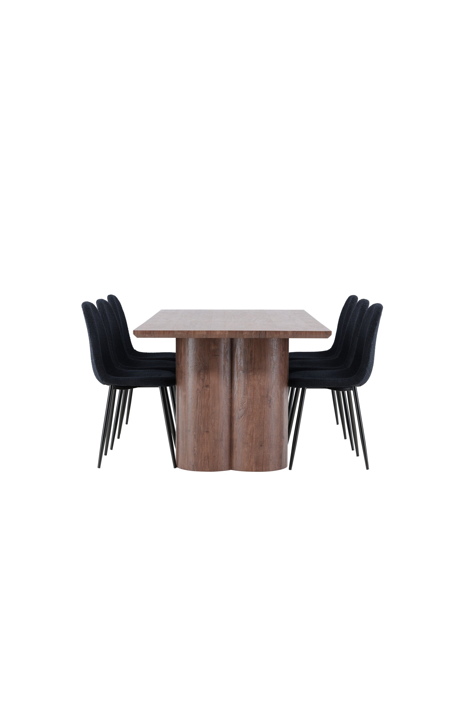 Olivia Matbord med Polar Matstol-GR Dining Set-Venture Home-peaceofhome.se