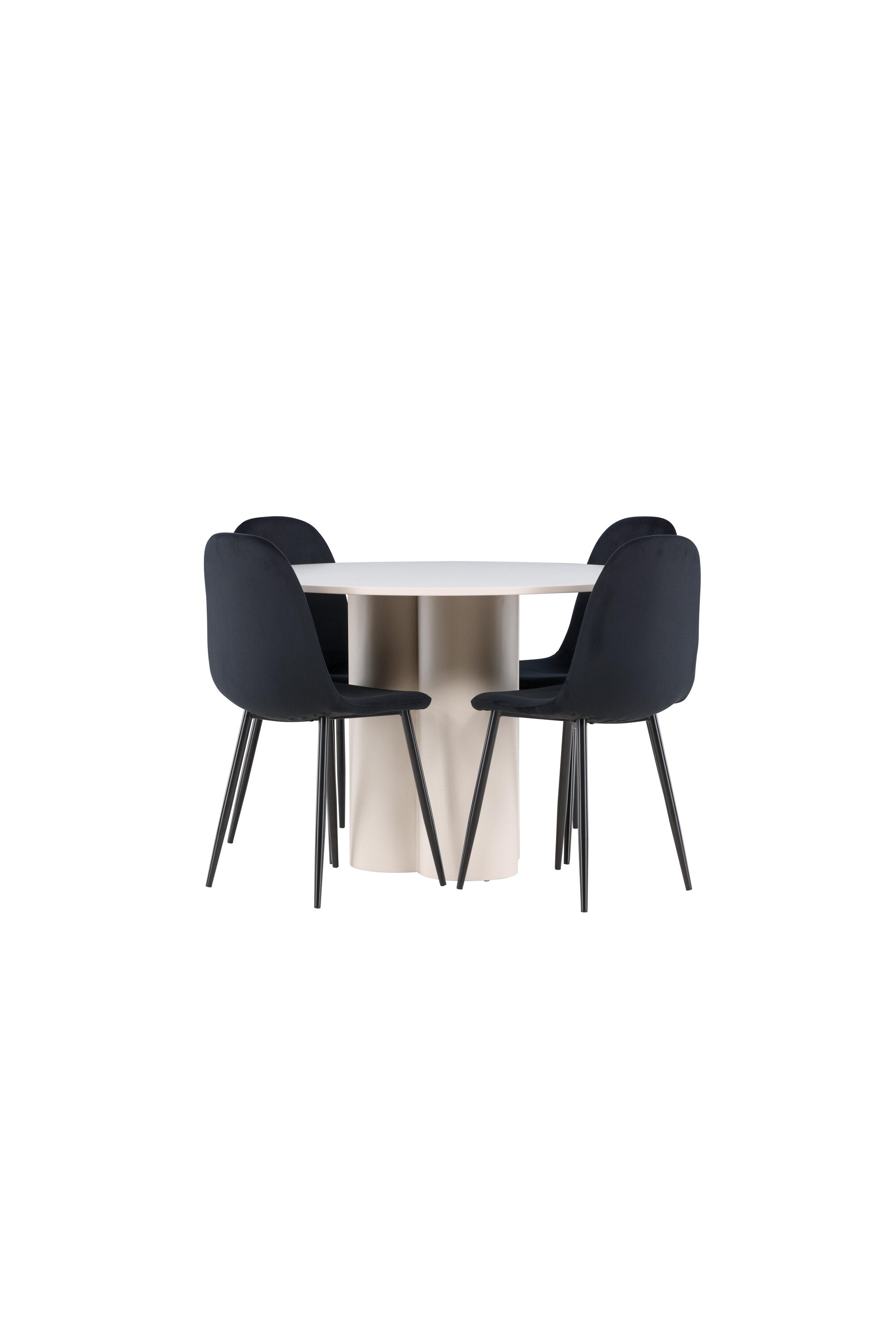 Olivia Matbord med Polar Matstol-GR Dining Set-Venture Home-peaceofhome.se