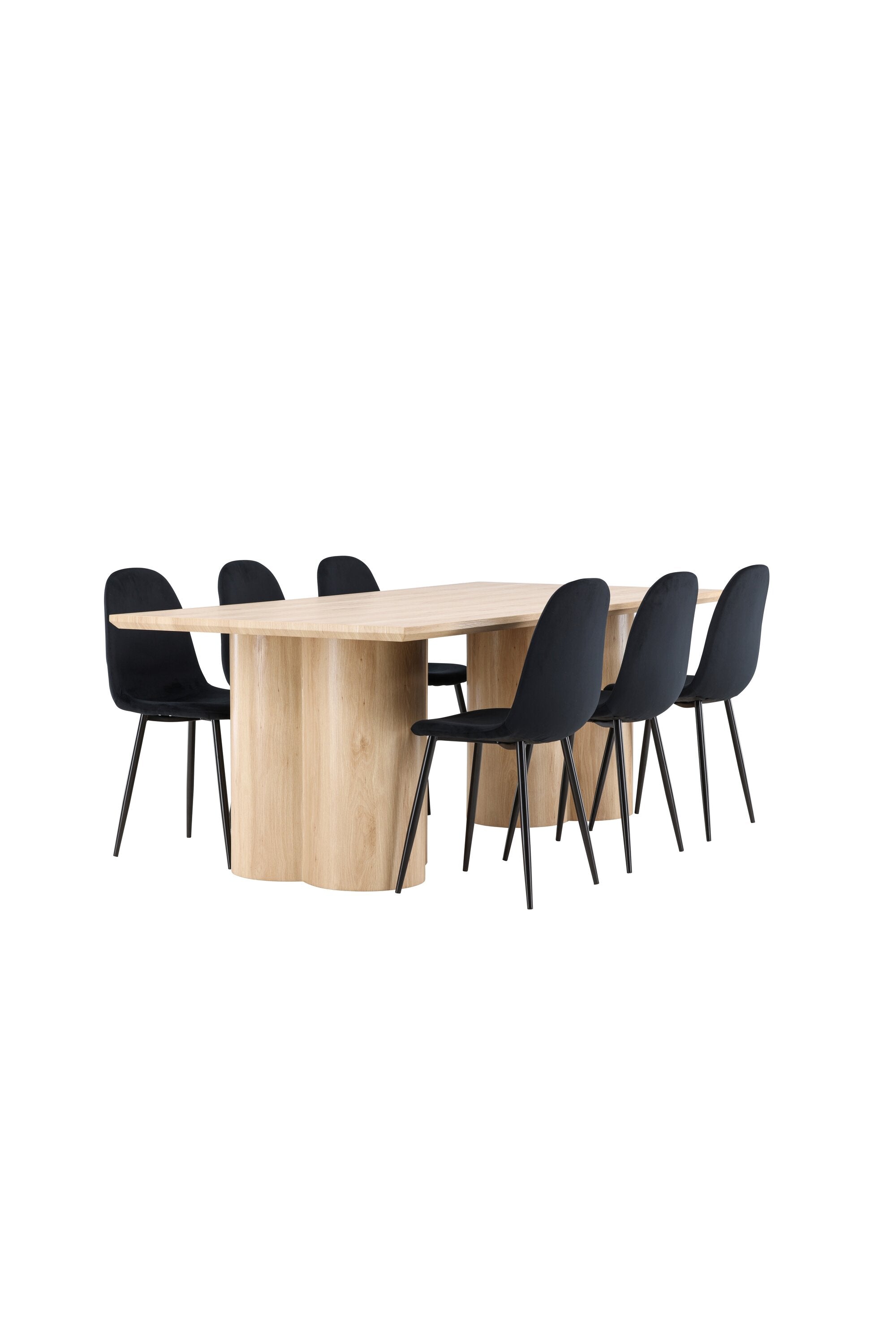 Olivia Matbord med Polar Matstol-GR Dining Set-Venture Home-peaceofhome.se