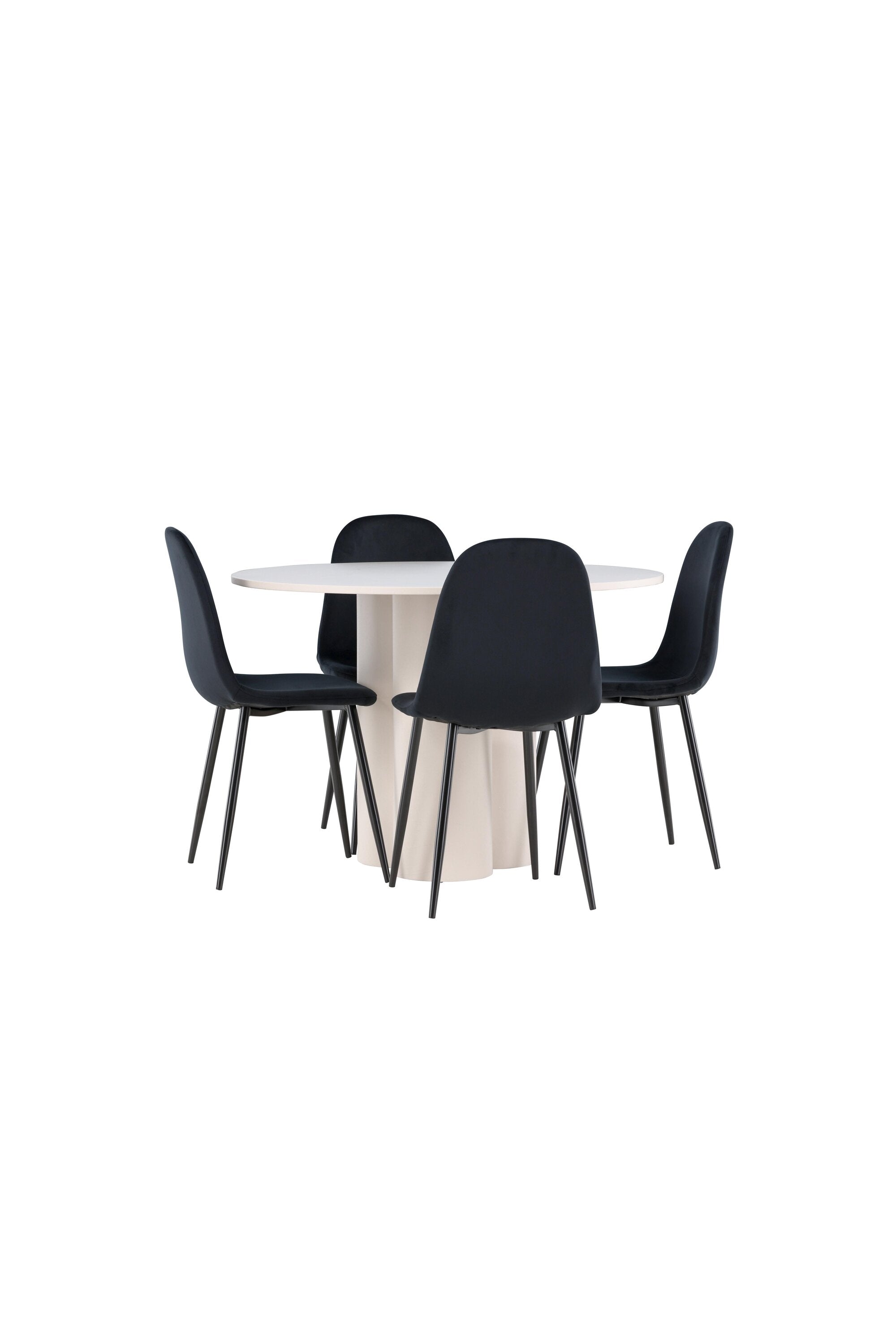 Olivia Matbord med Polar Matstol-GR Dining Set-Venture Home-peaceofhome.se