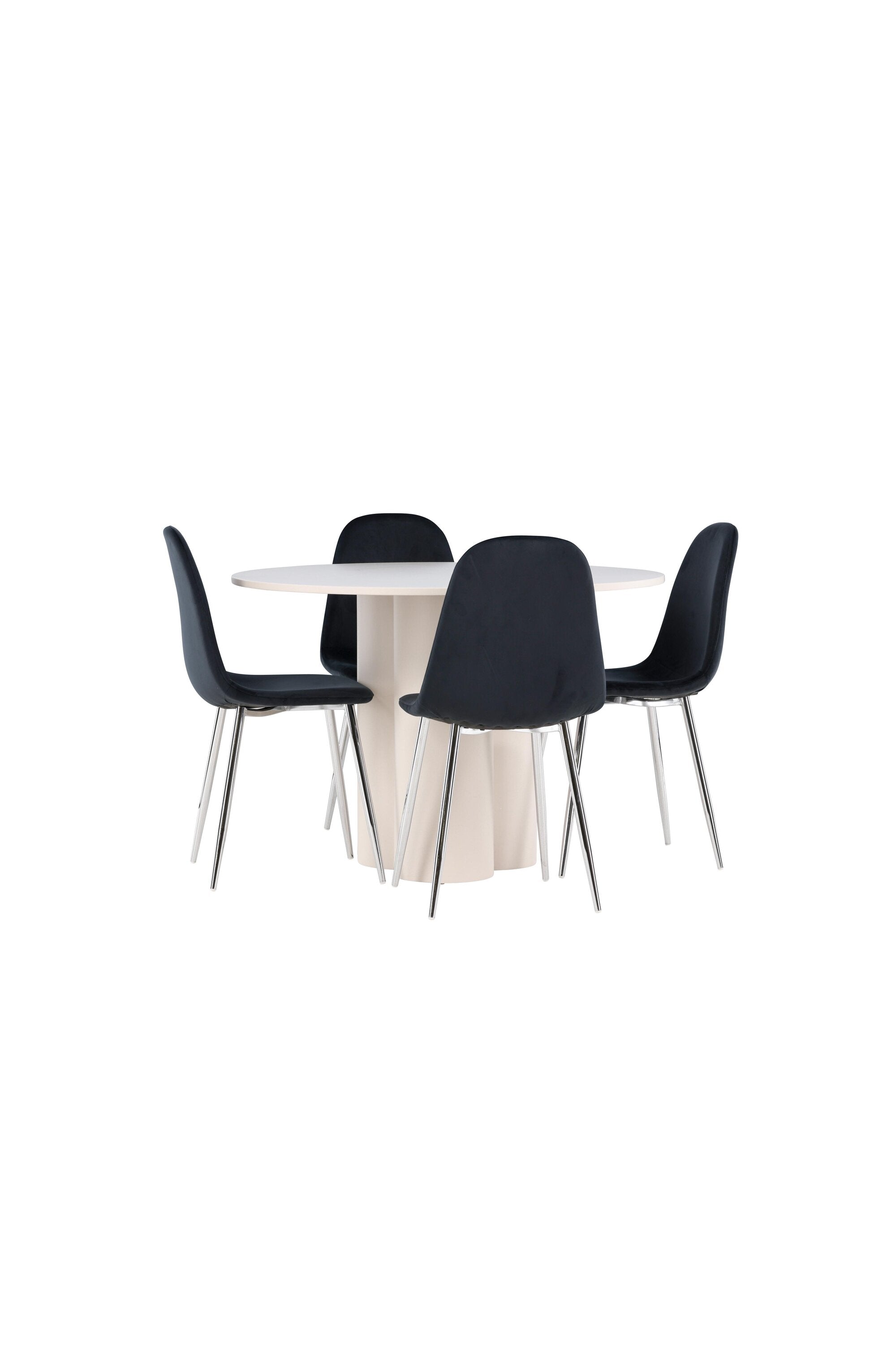 Olivia Matbord med Polar Matstol-GR Dining Set-Venture Home-peaceofhome.se