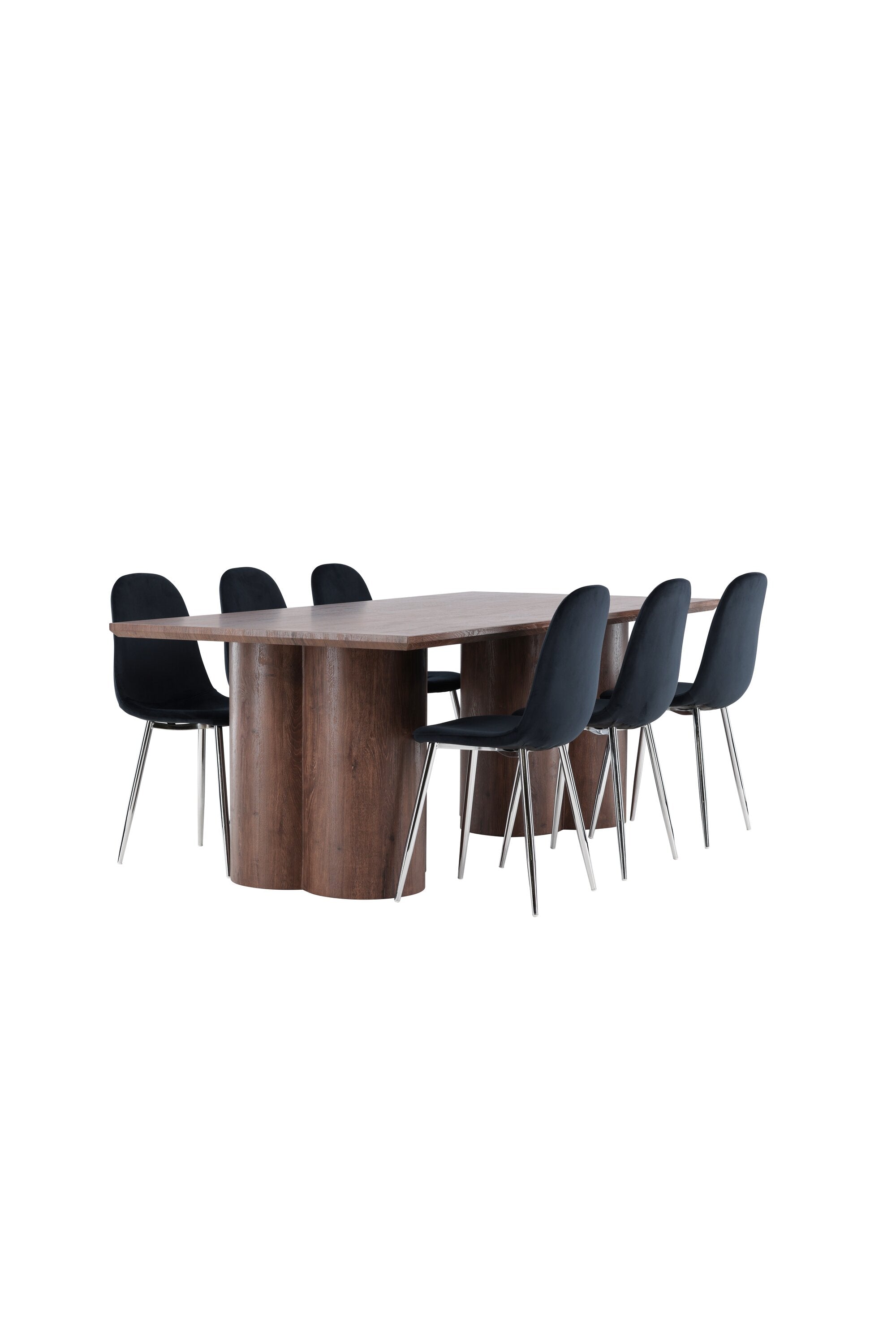 Olivia Matbord med Polar Matstol-GR Dining Set-Venture Home-peaceofhome.se