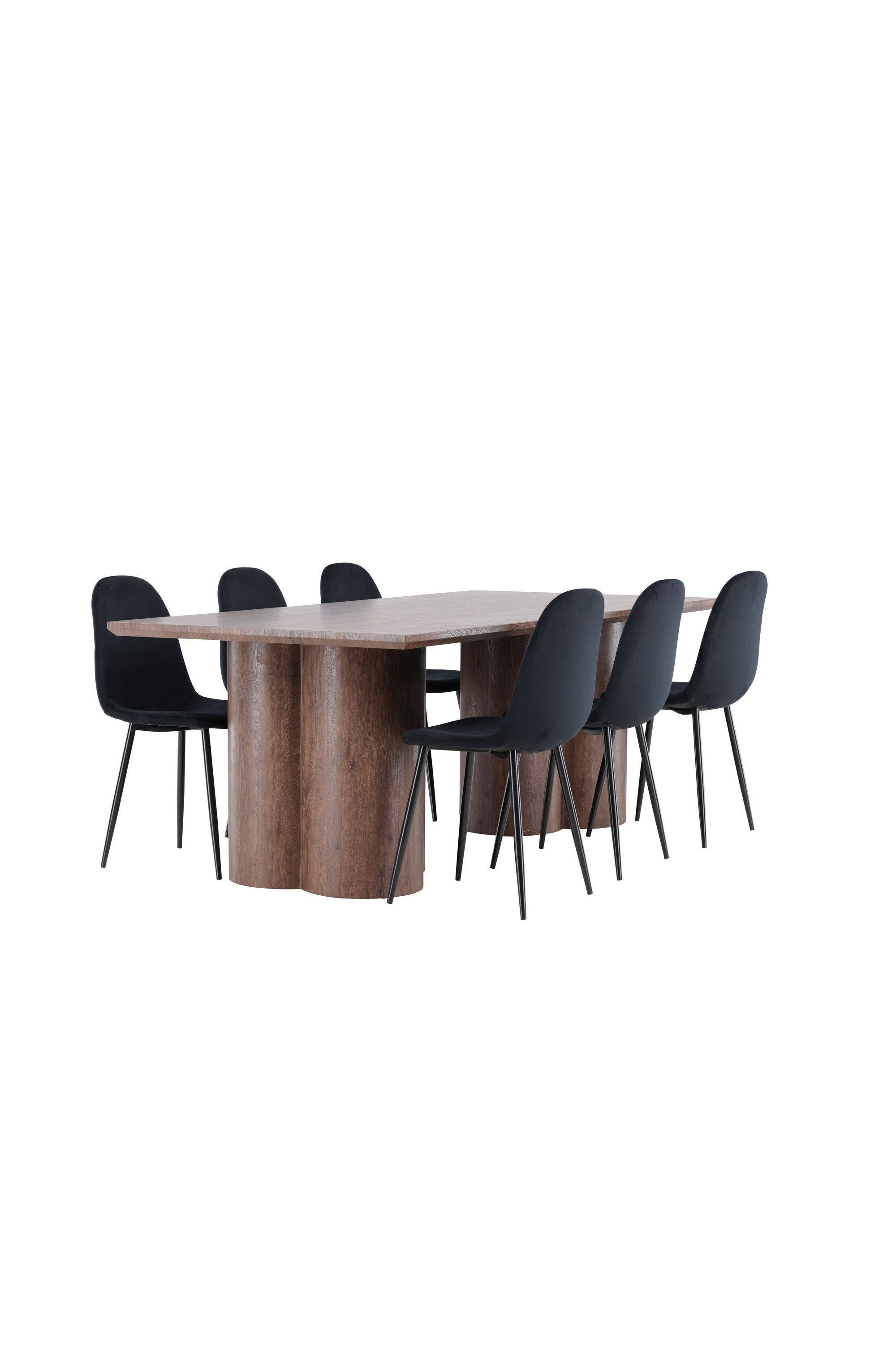 Olivia Matbord med Polar Matstol-GR Dining Set-Venture Home-peaceofhome.se