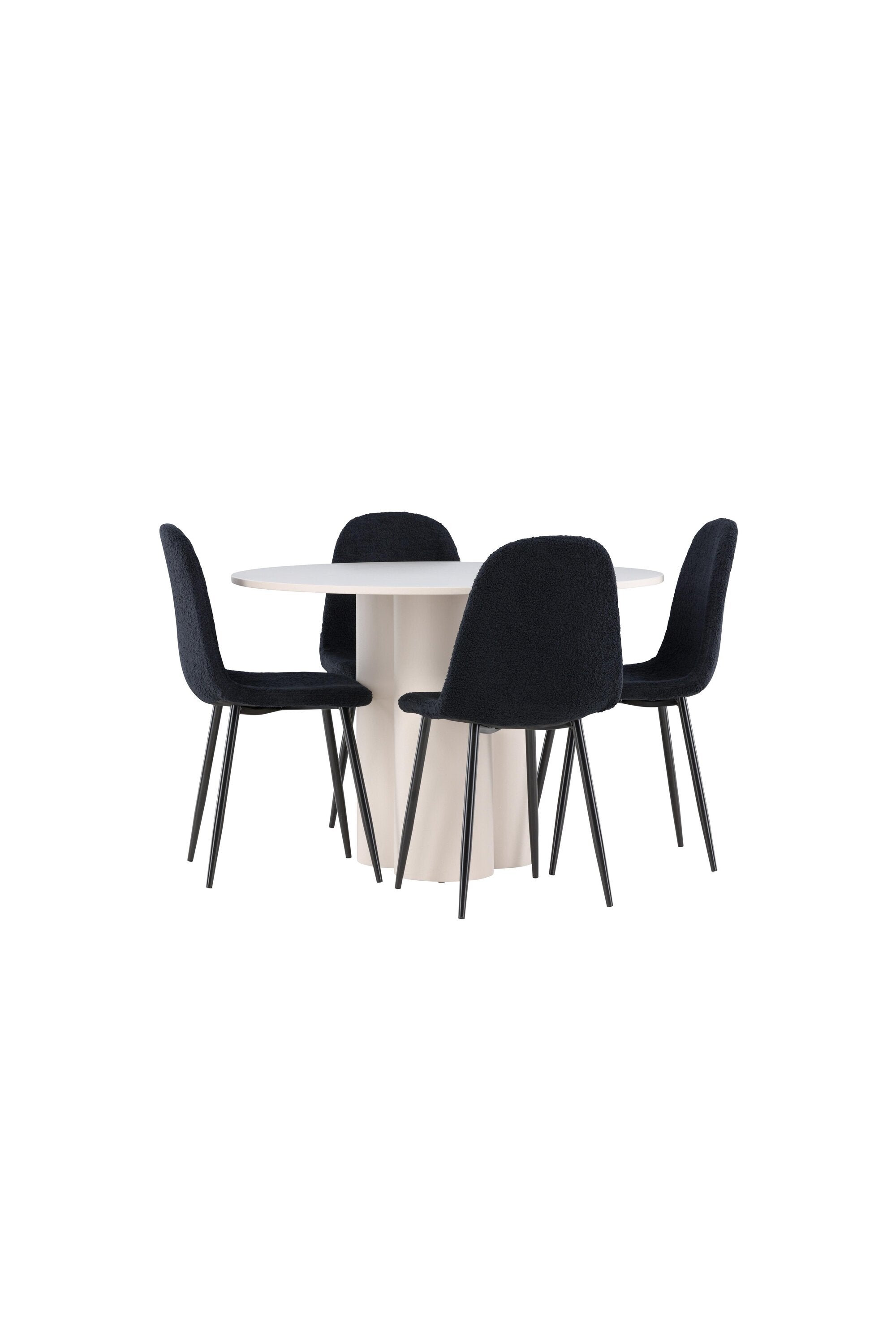 Olivia Matbord med Polar Matstol-GR Dining Set-Venture Home-peaceofhome.se