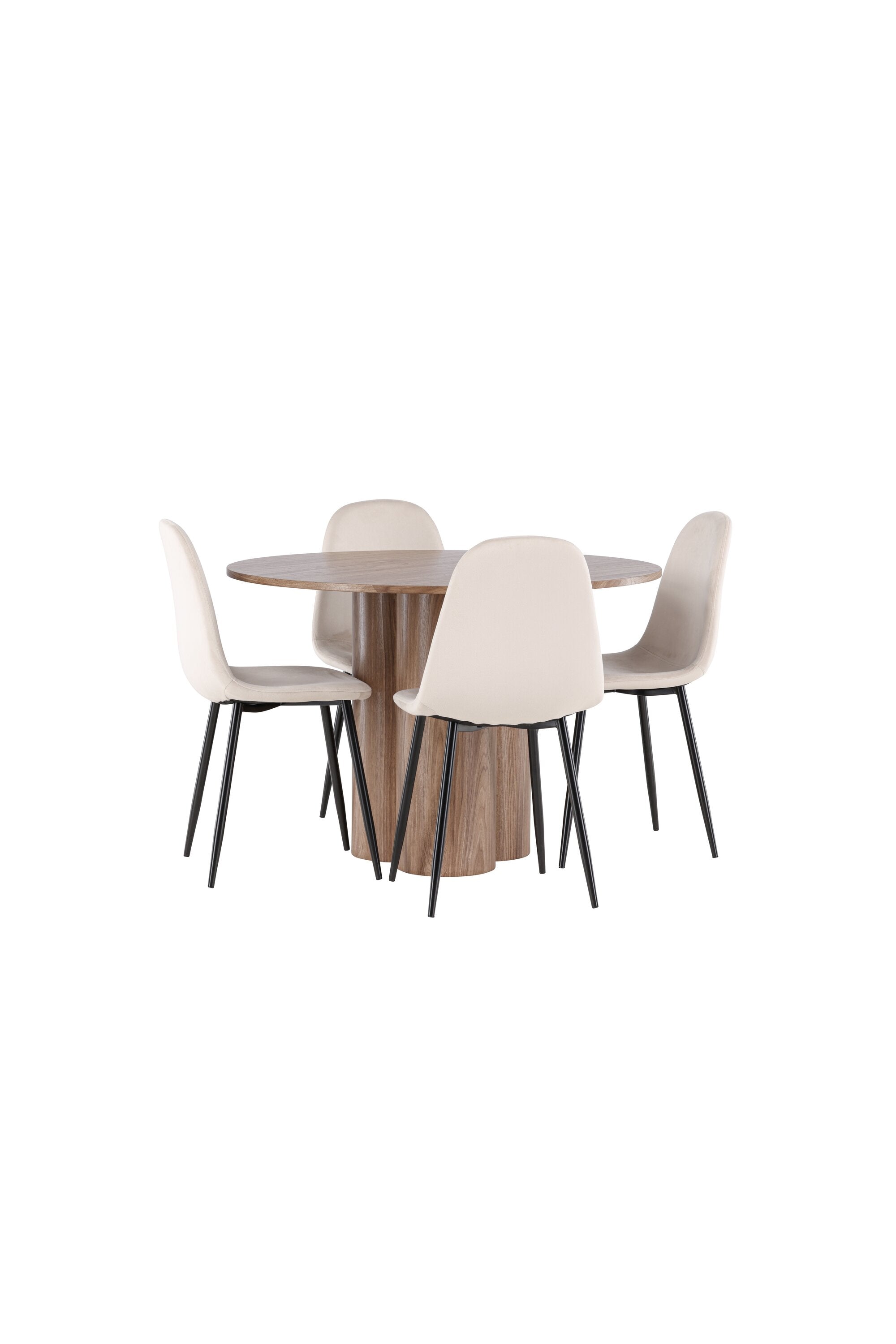 Olivia Matbord med Polar Matstol-GR Dining Set-Venture Home-peaceofhome.se