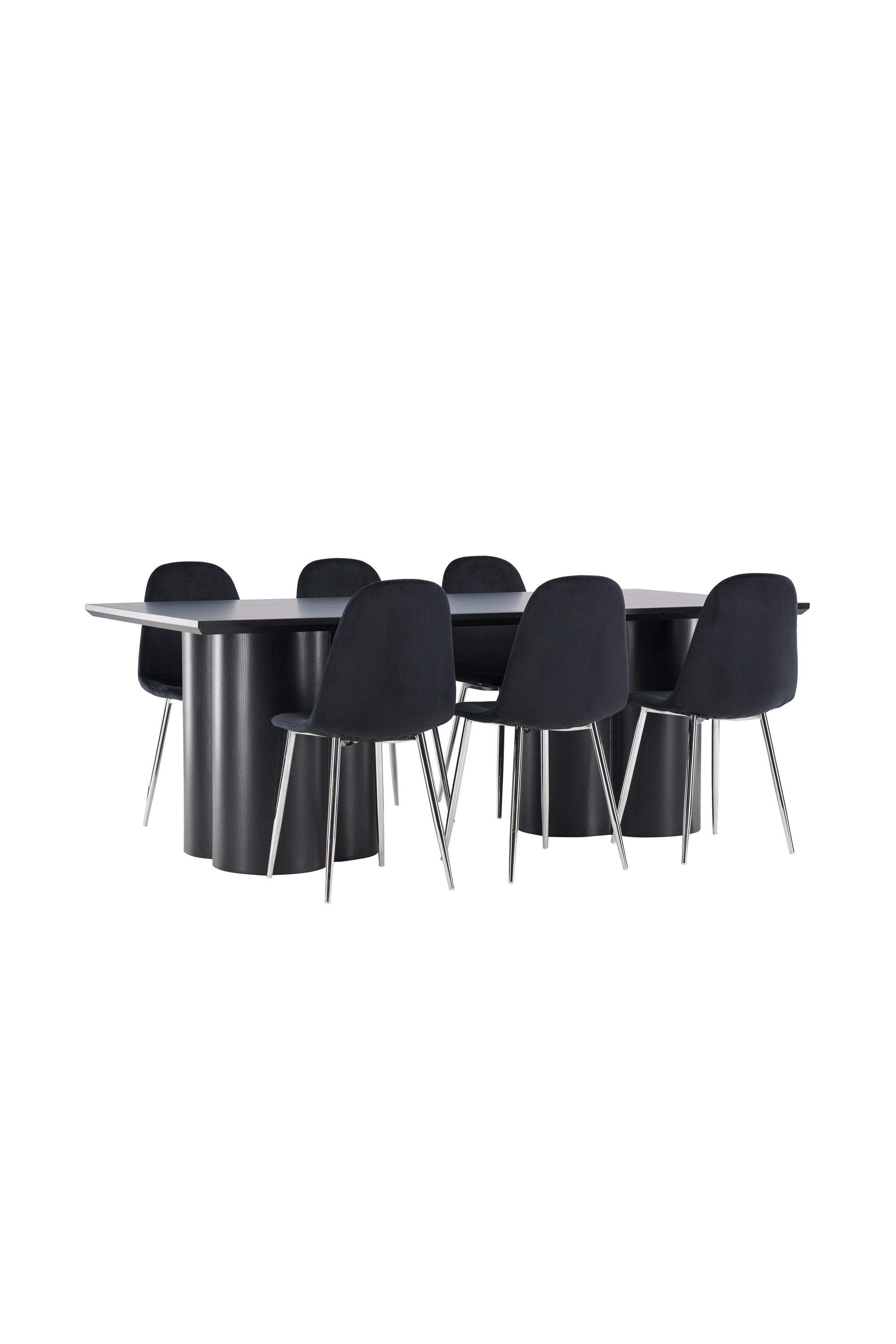 Olivia Matbord med Polar Matstol-GR Dining Set-Venture Home-peaceofhome.se