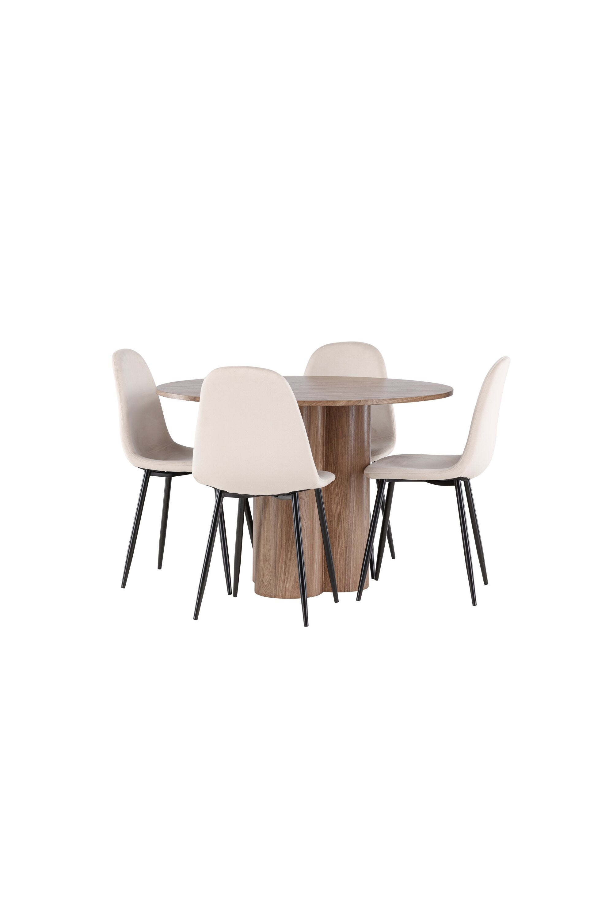 Olivia Matbord med Polar Matstol-GR Dining Set-Venture Home-peaceofhome.se