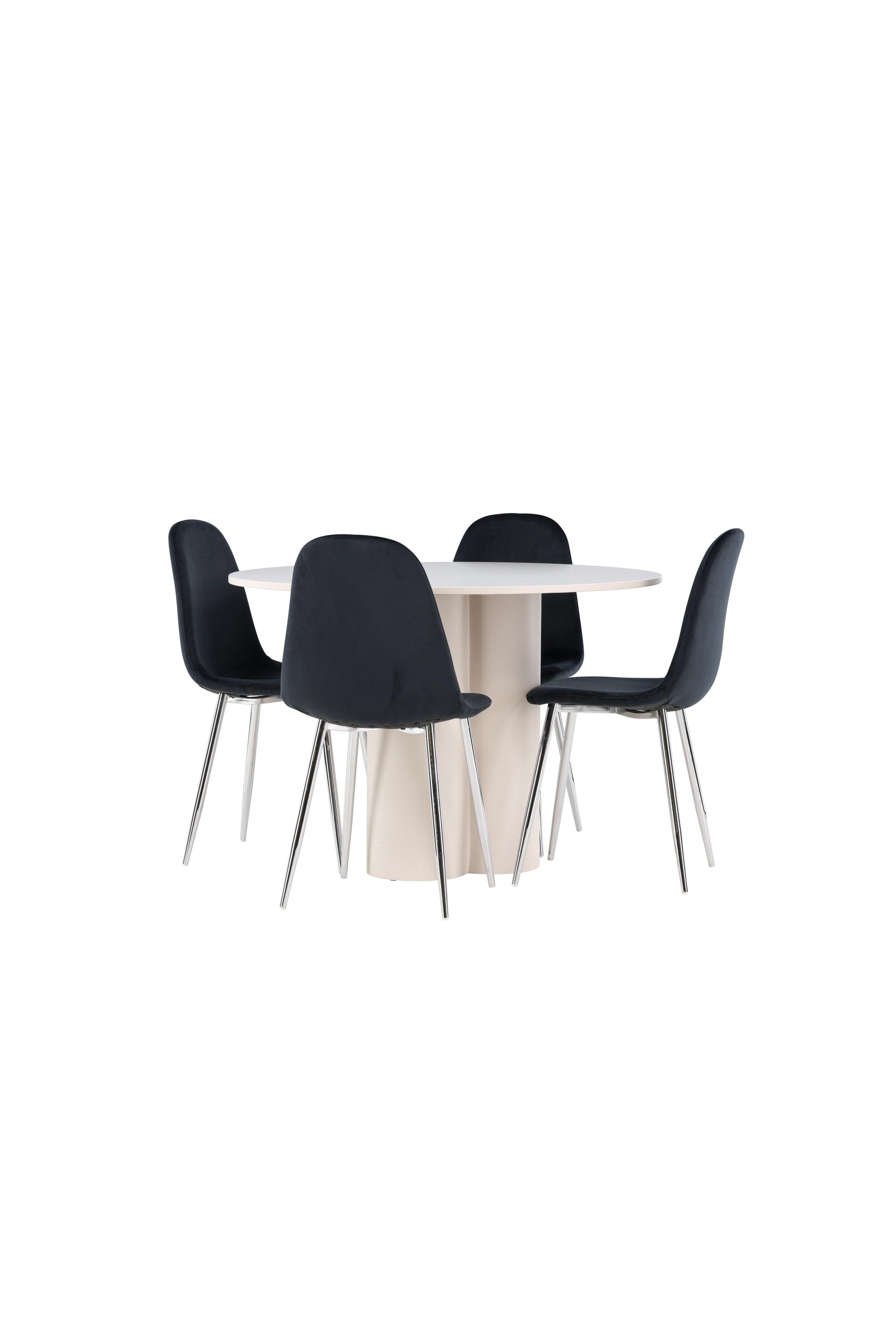 Olivia Matbord med Polar Matstol-GR Dining Set-Venture Home-peaceofhome.se