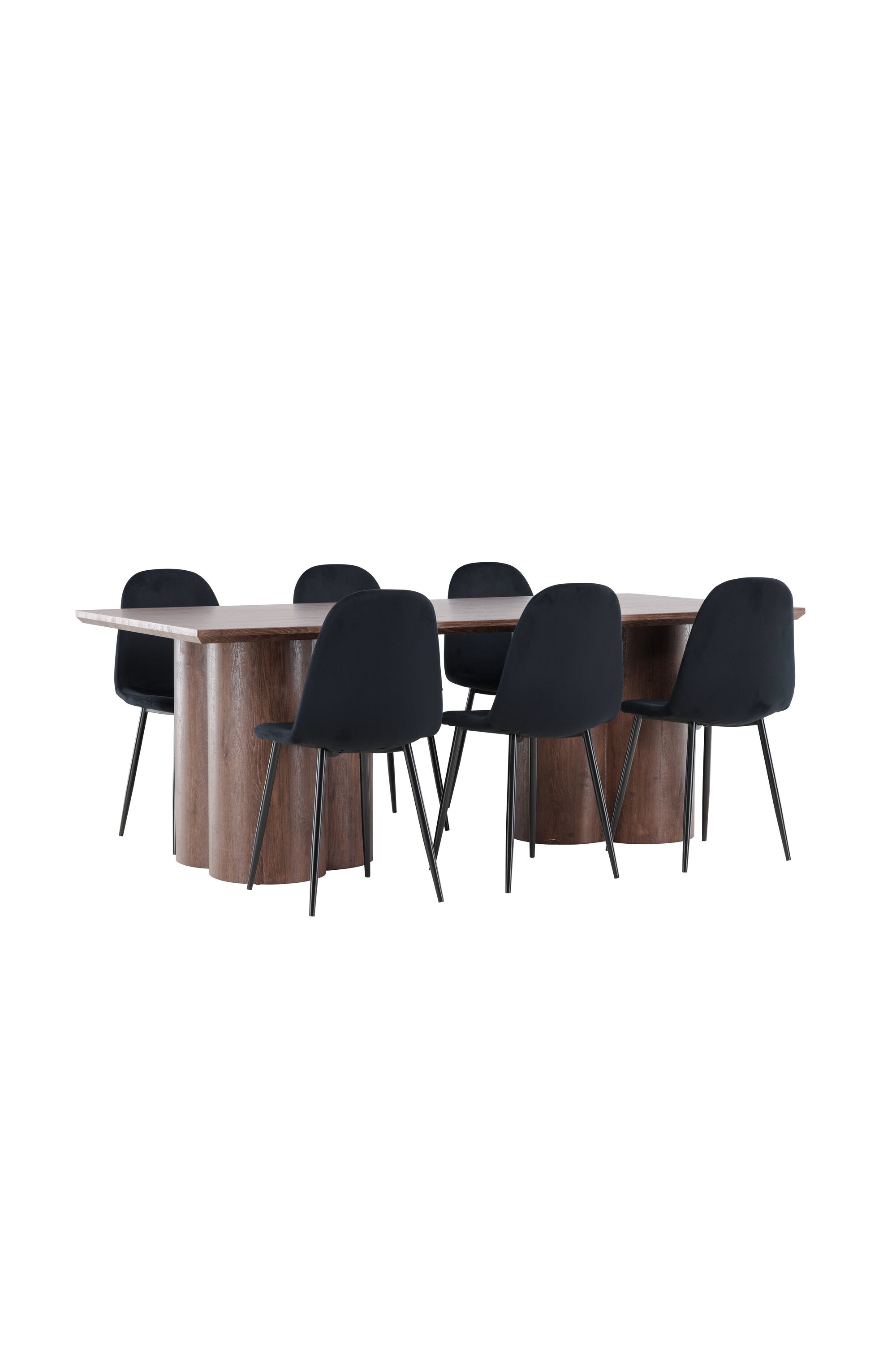 Olivia Matbord med Polar Matstol-GR Dining Set-Venture Home-peaceofhome.se