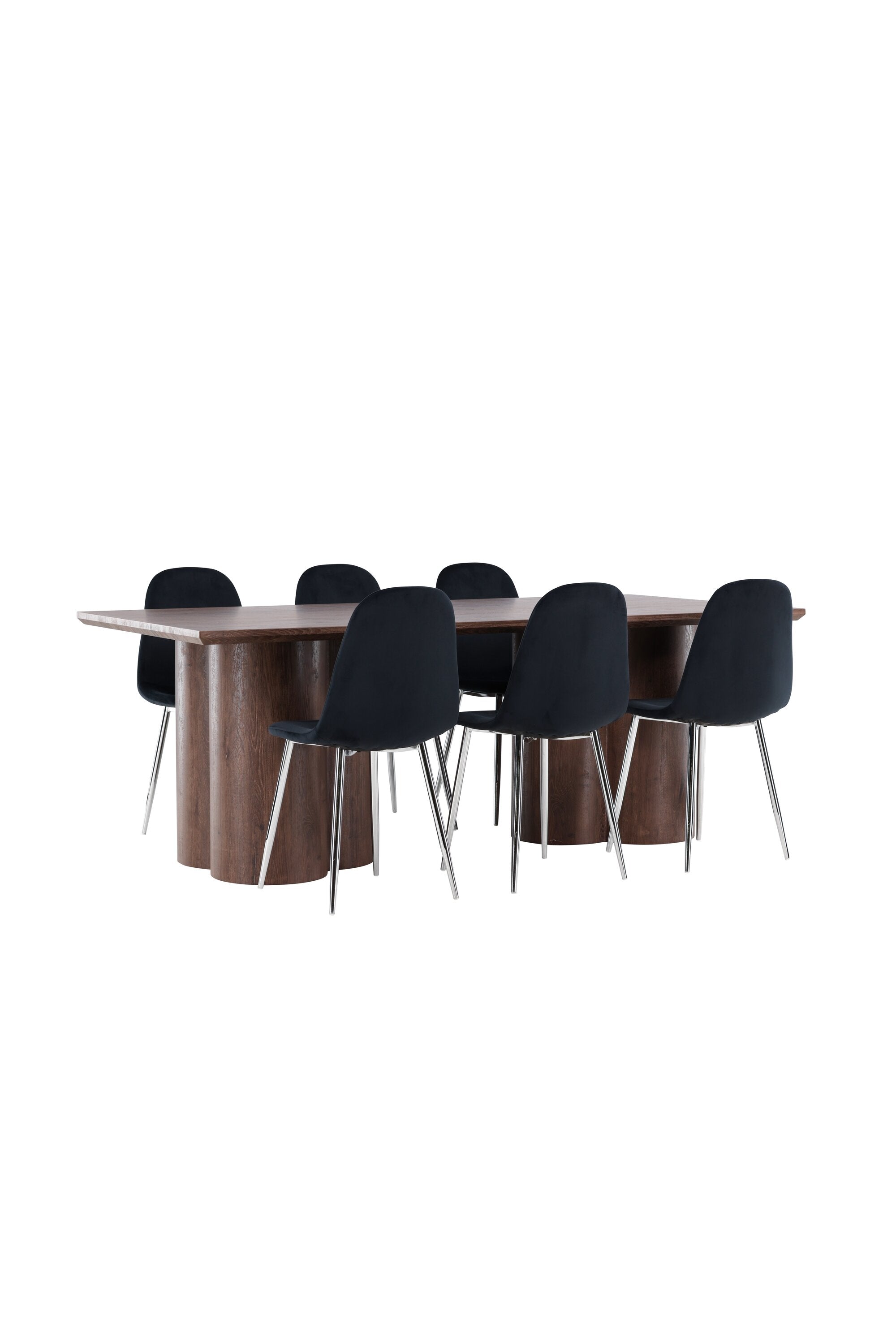 Olivia Matbord med Polar Matstol-GR Dining Set-Venture Home-peaceofhome.se