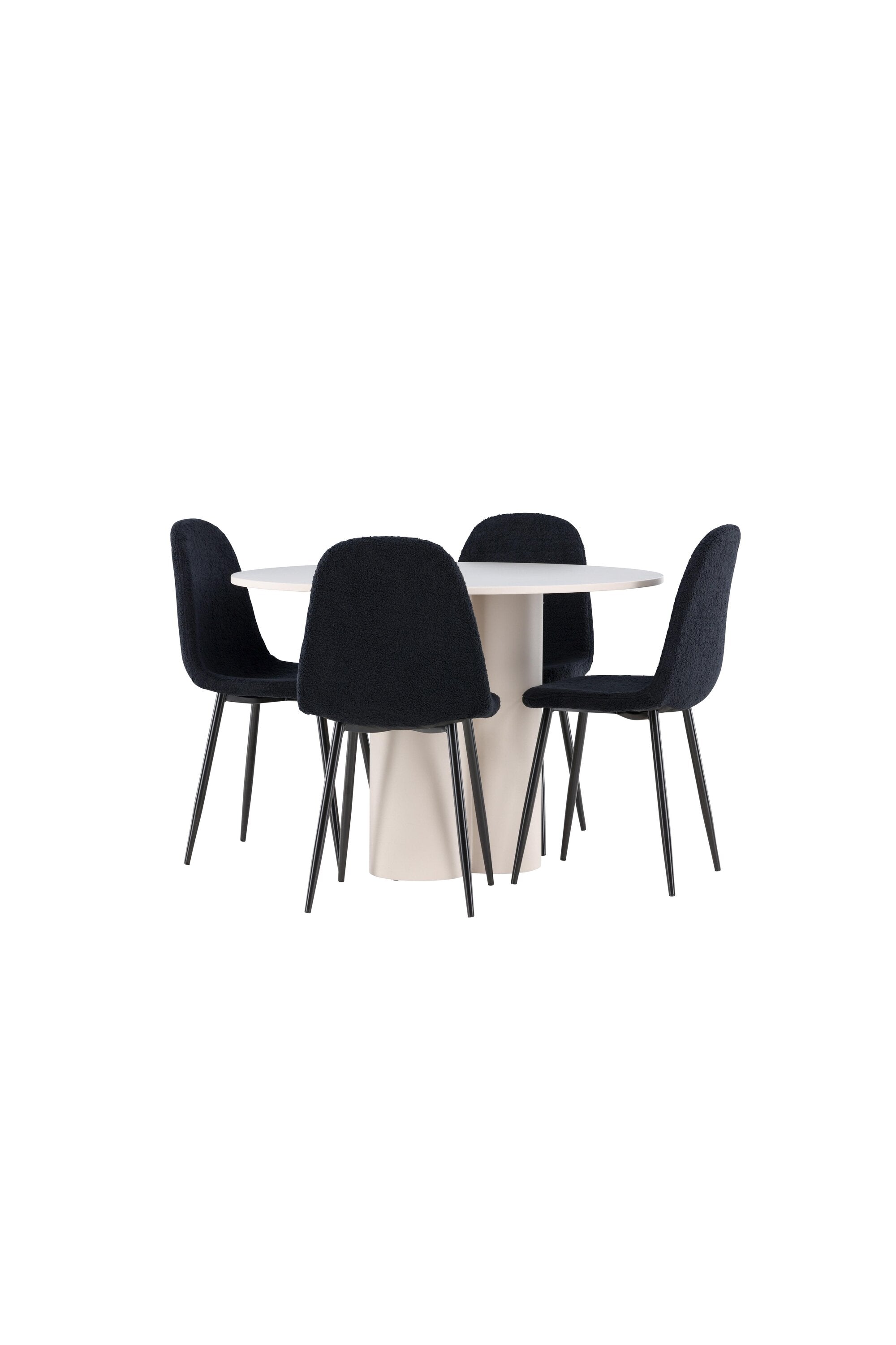 Olivia Matbord med Polar Matstol-GR Dining Set-Venture Home-peaceofhome.se