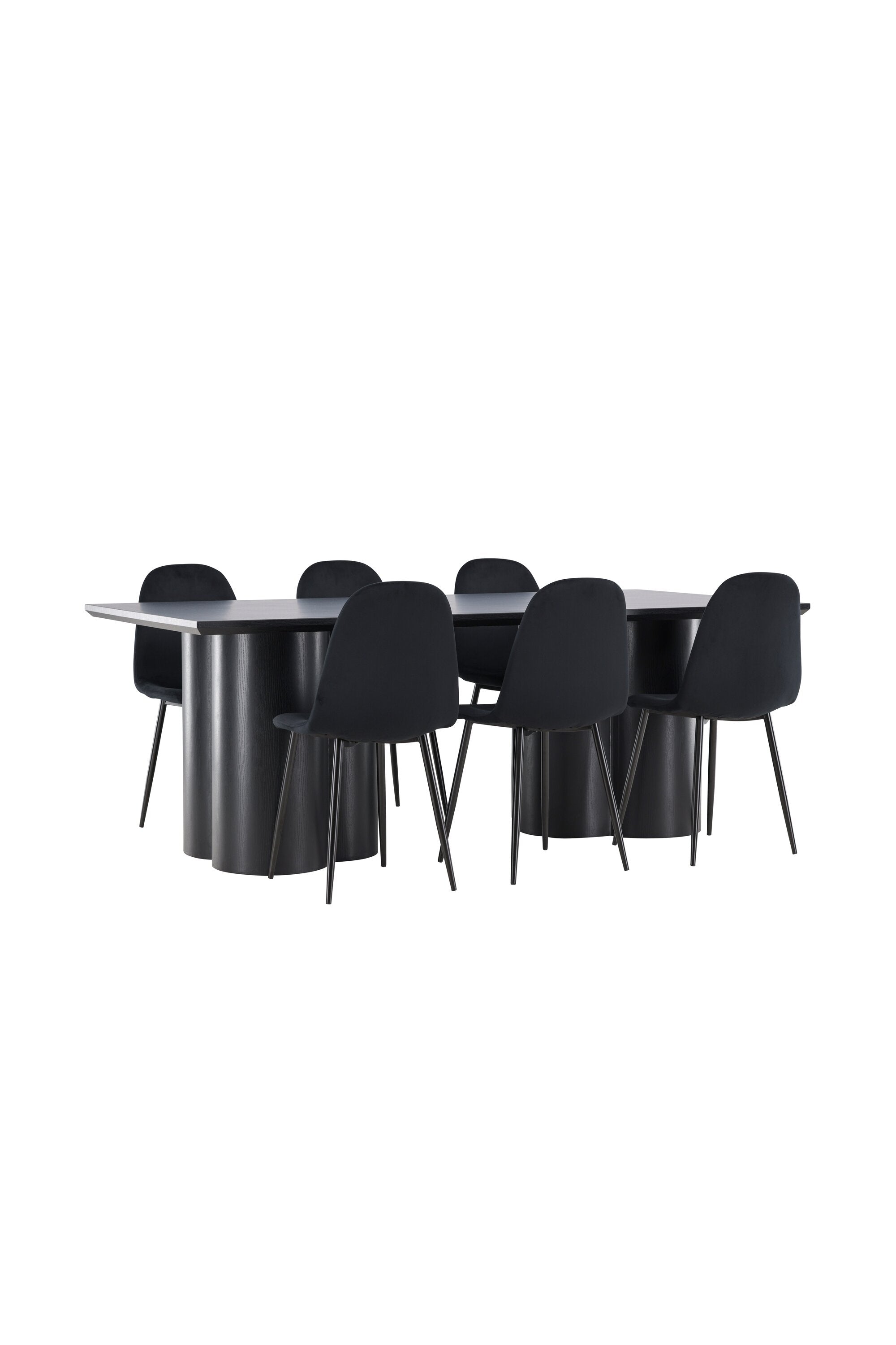 Olivia Matbord med Polar Matstol-GR Dining Set-Venture Home-peaceofhome.se