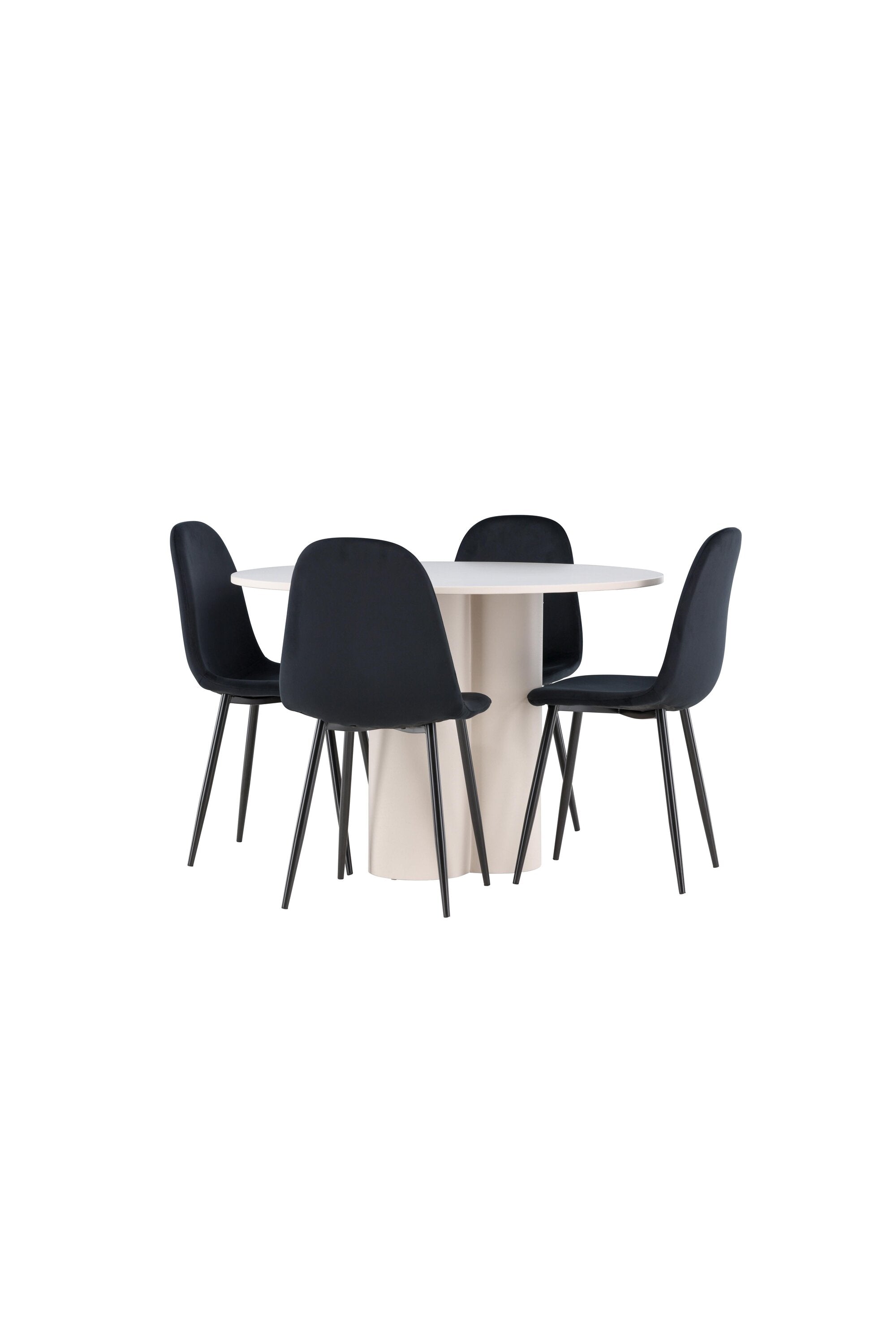 Olivia Matbord med Polar Matstol-GR Dining Set-Venture Home-peaceofhome.se