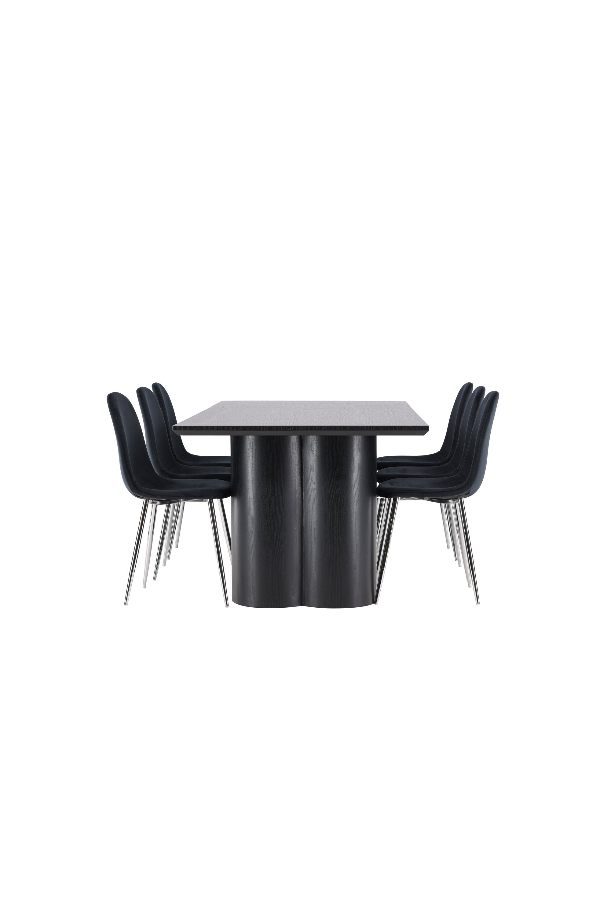 Olivia Matbord med Polar Matstol-GR Dining Set-Venture Home-peaceofhome.se