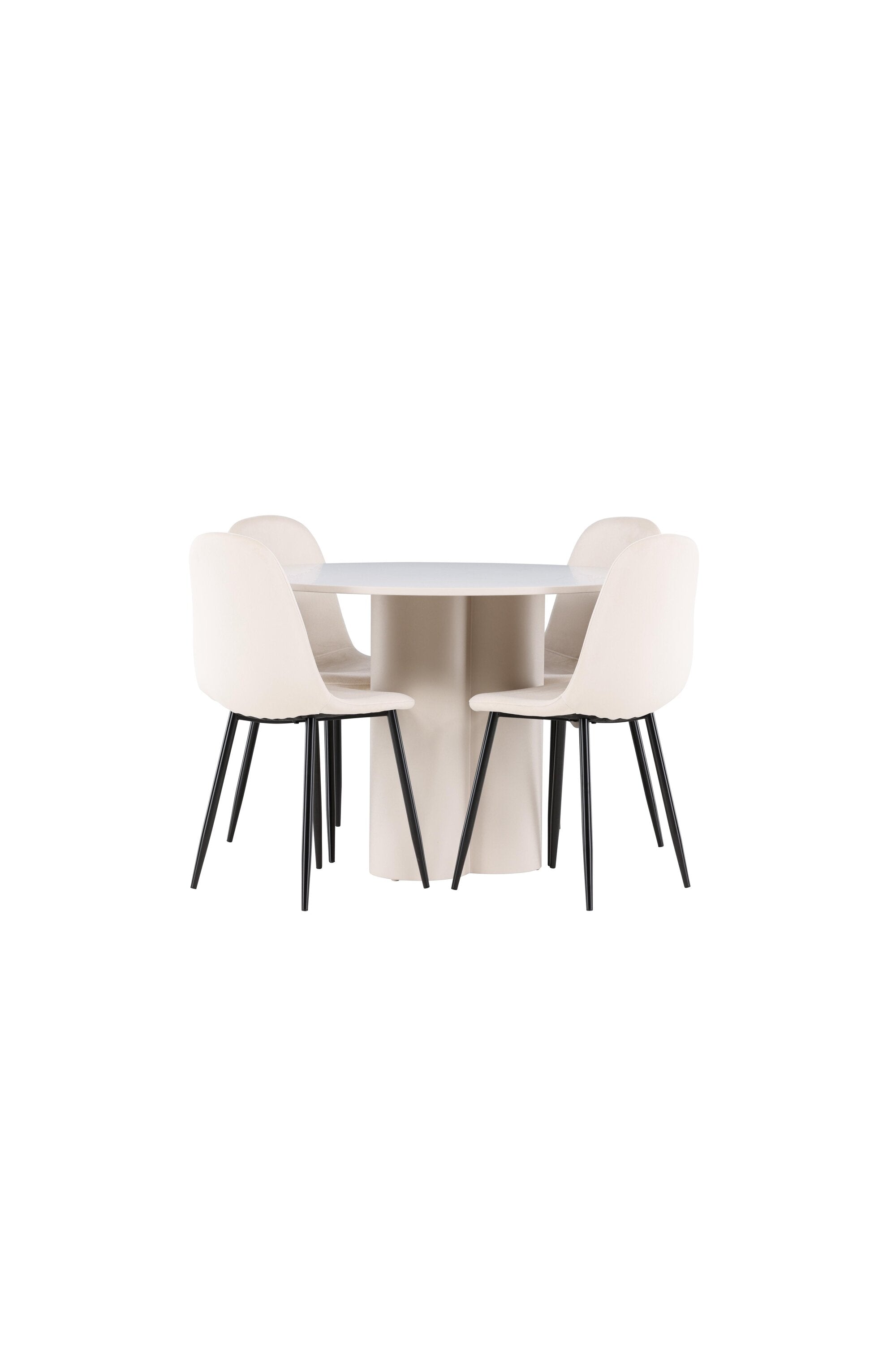 Olivia Matbord med Polar Matstol-GR Dining Set-Venture Home-peaceofhome.se