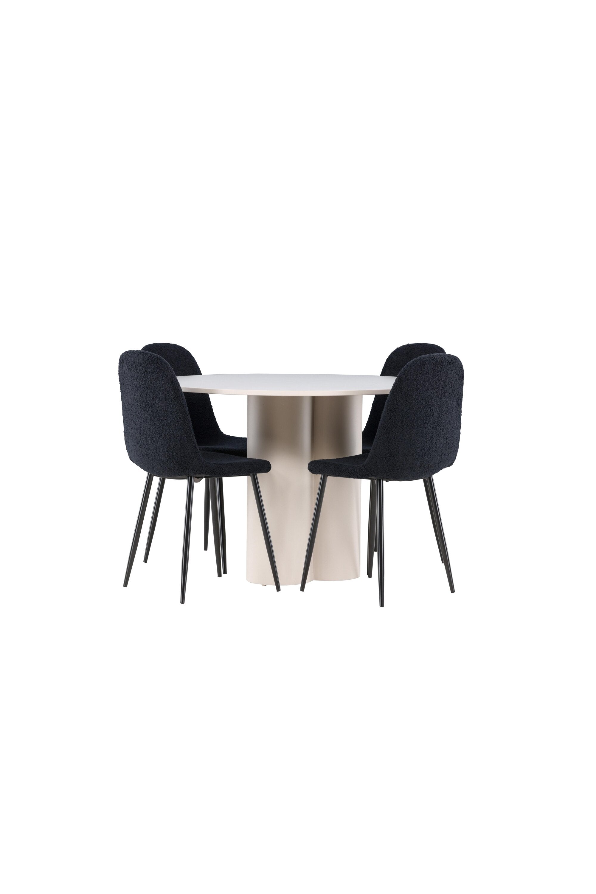 Olivia Matbord med Polar Matstol-GR Dining Set-Venture Home-peaceofhome.se