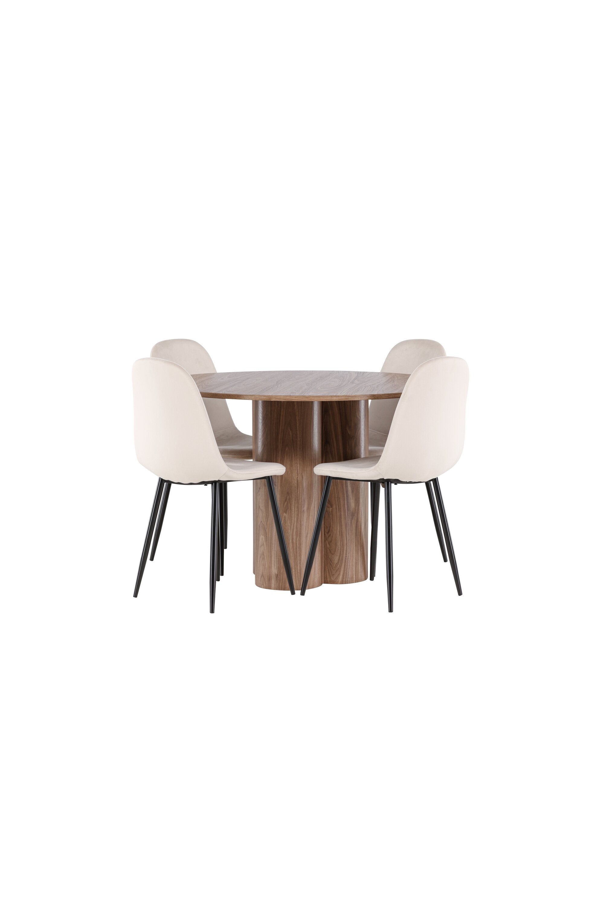 Olivia Matbord med Polar Matstol-GR Dining Set-Venture Home-peaceofhome.se