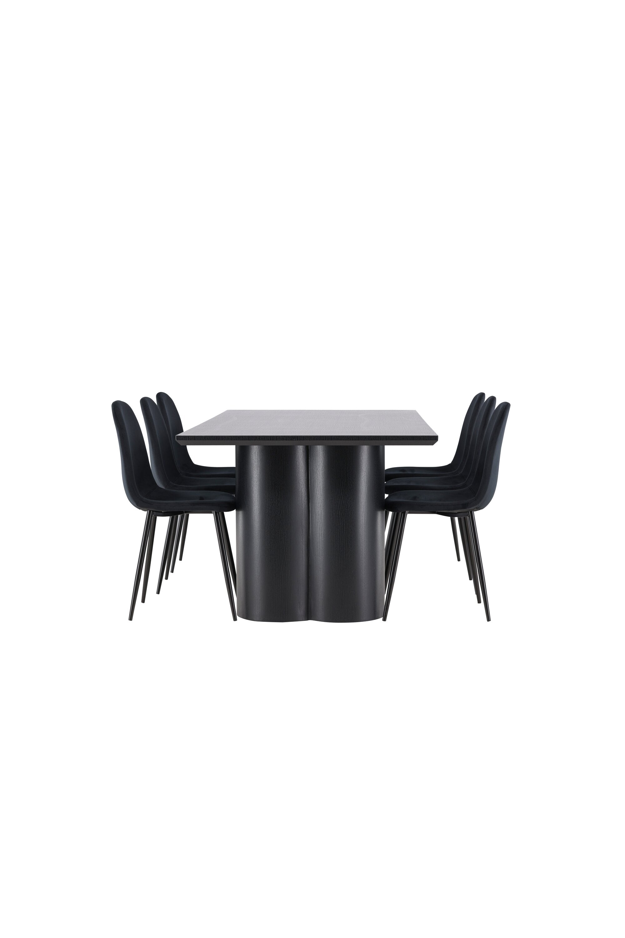 Olivia Matbord med Polar Matstol-GR Dining Set-Venture Home-peaceofhome.se