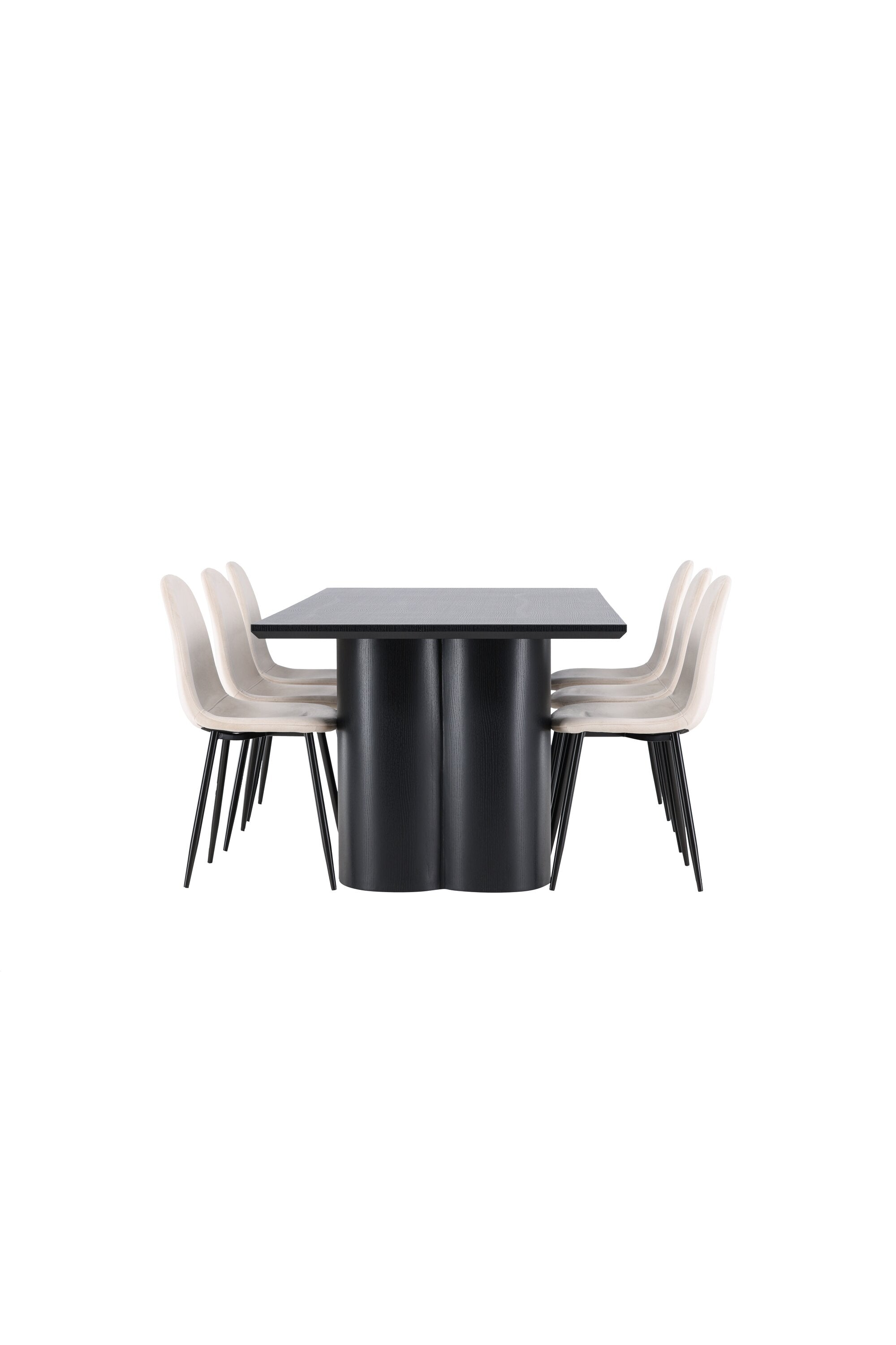 Olivia Matbord med Polar Matstol-GR Dining Set-Venture Home-peaceofhome.se