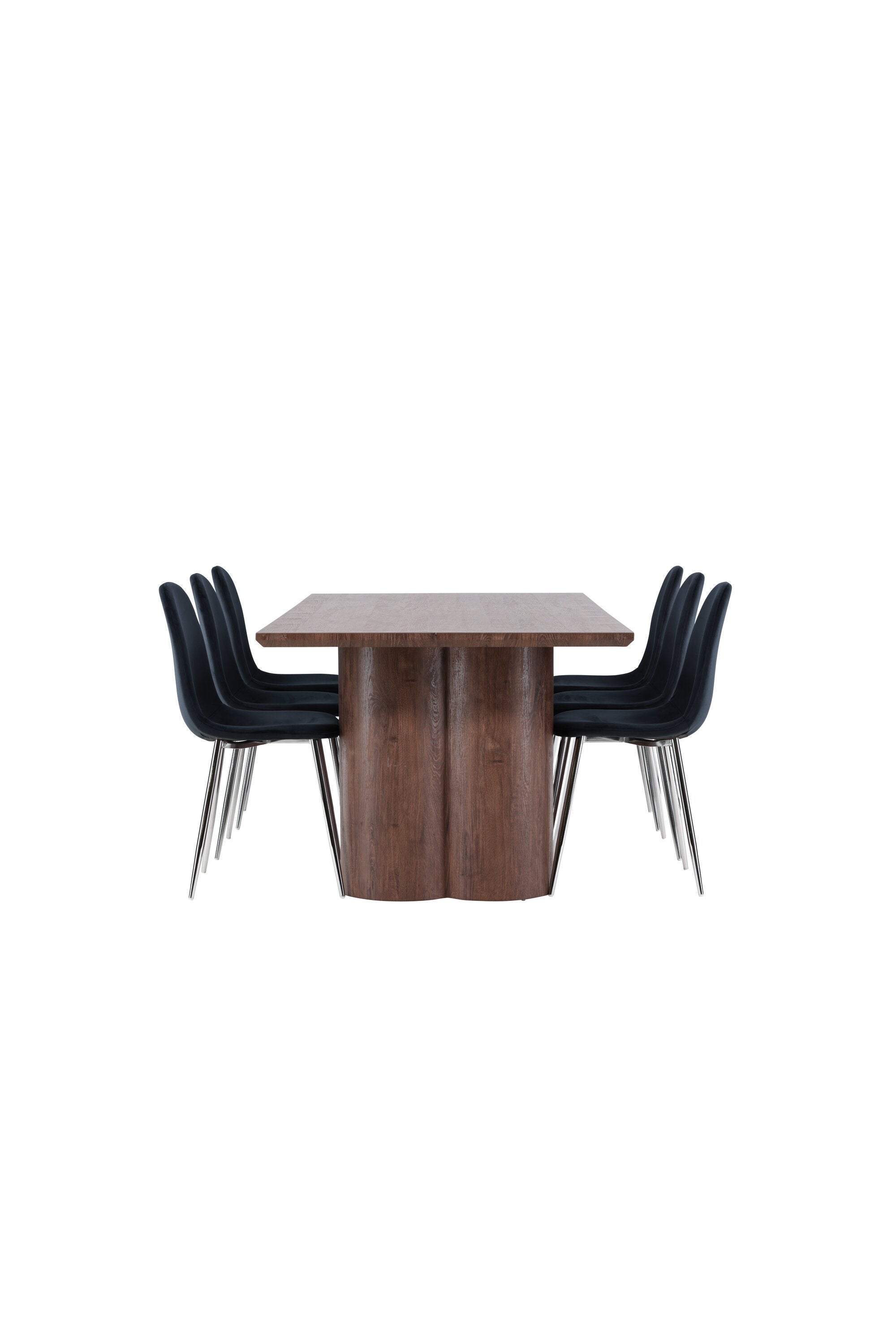 Olivia Matbord med Polar Matstol-GR Dining Set-Venture Home-peaceofhome.se