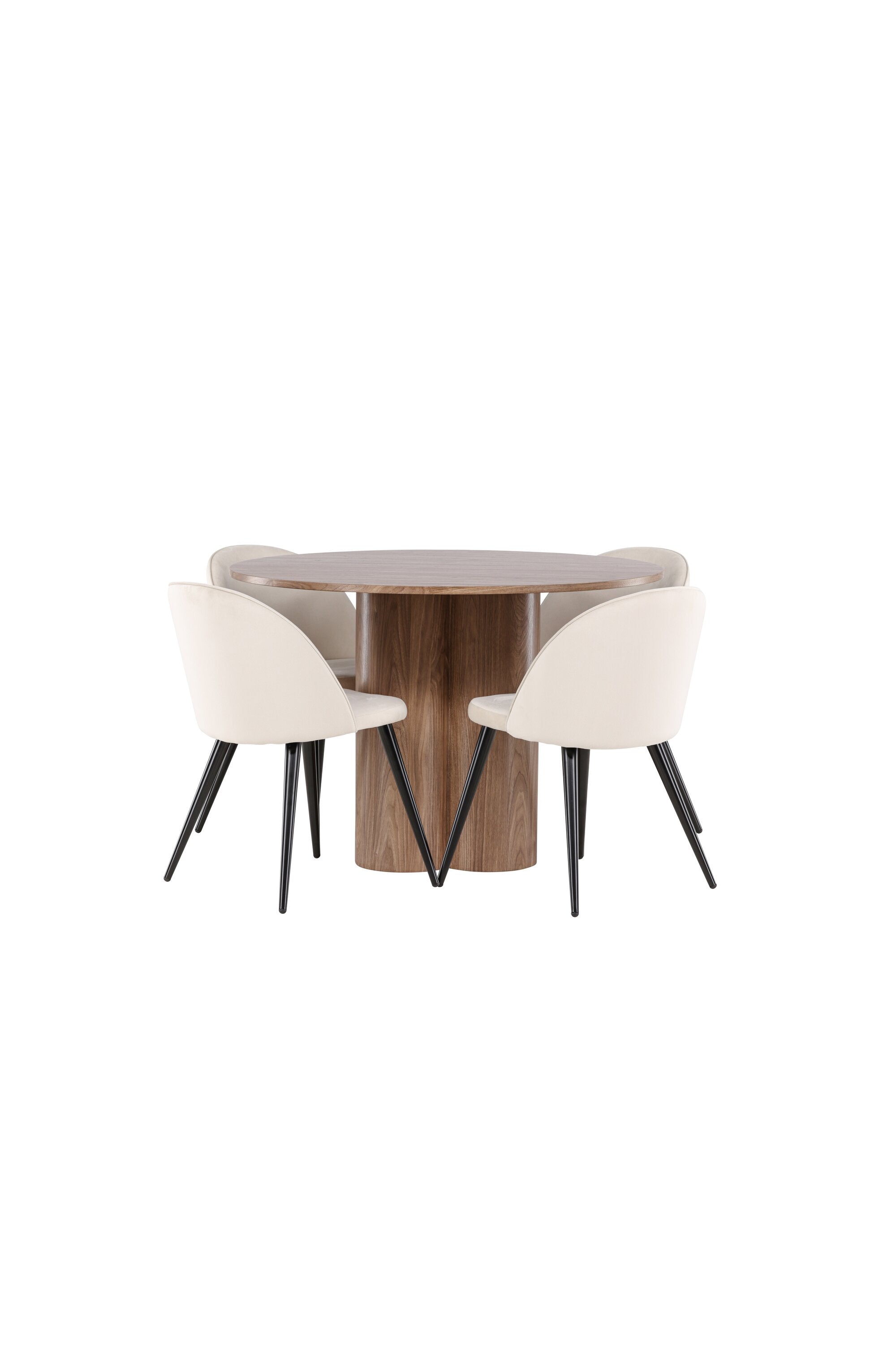 Olivia Matbord med Velvet Matstol-GR Dining Set-Venture Home-peaceofhome.se