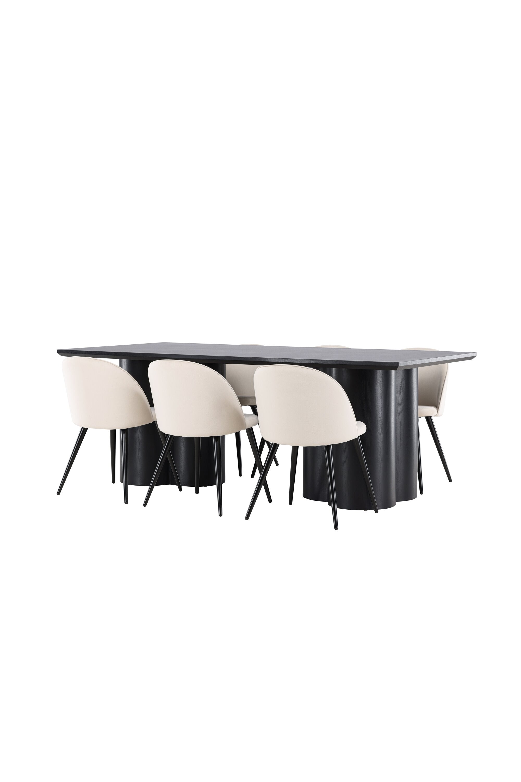 Olivia Matbord med Velvet Matstol-GR Dining Set-Venture Home-peaceofhome.se