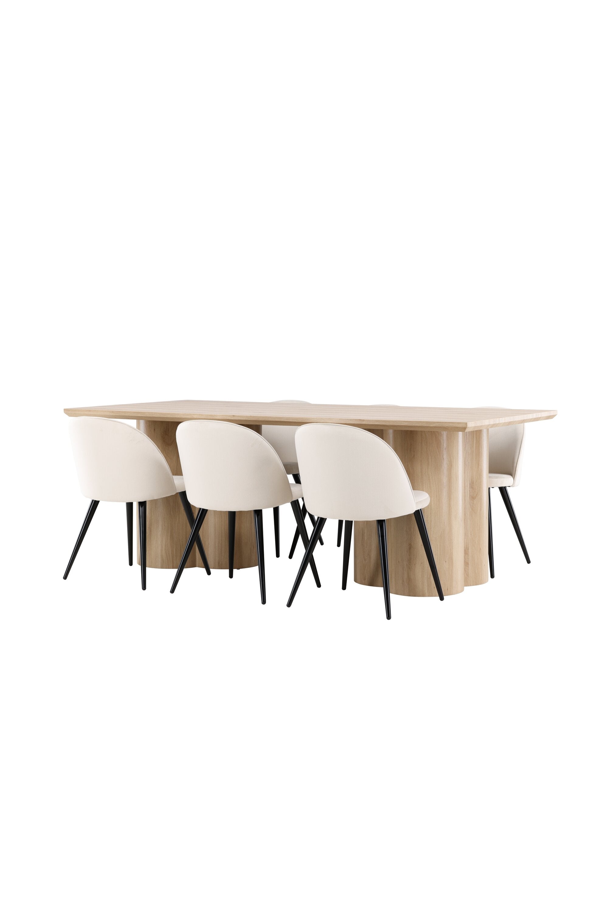 Olivia Matbord med Velvet Matstol-GR Dining Set-Venture Home-peaceofhome.se