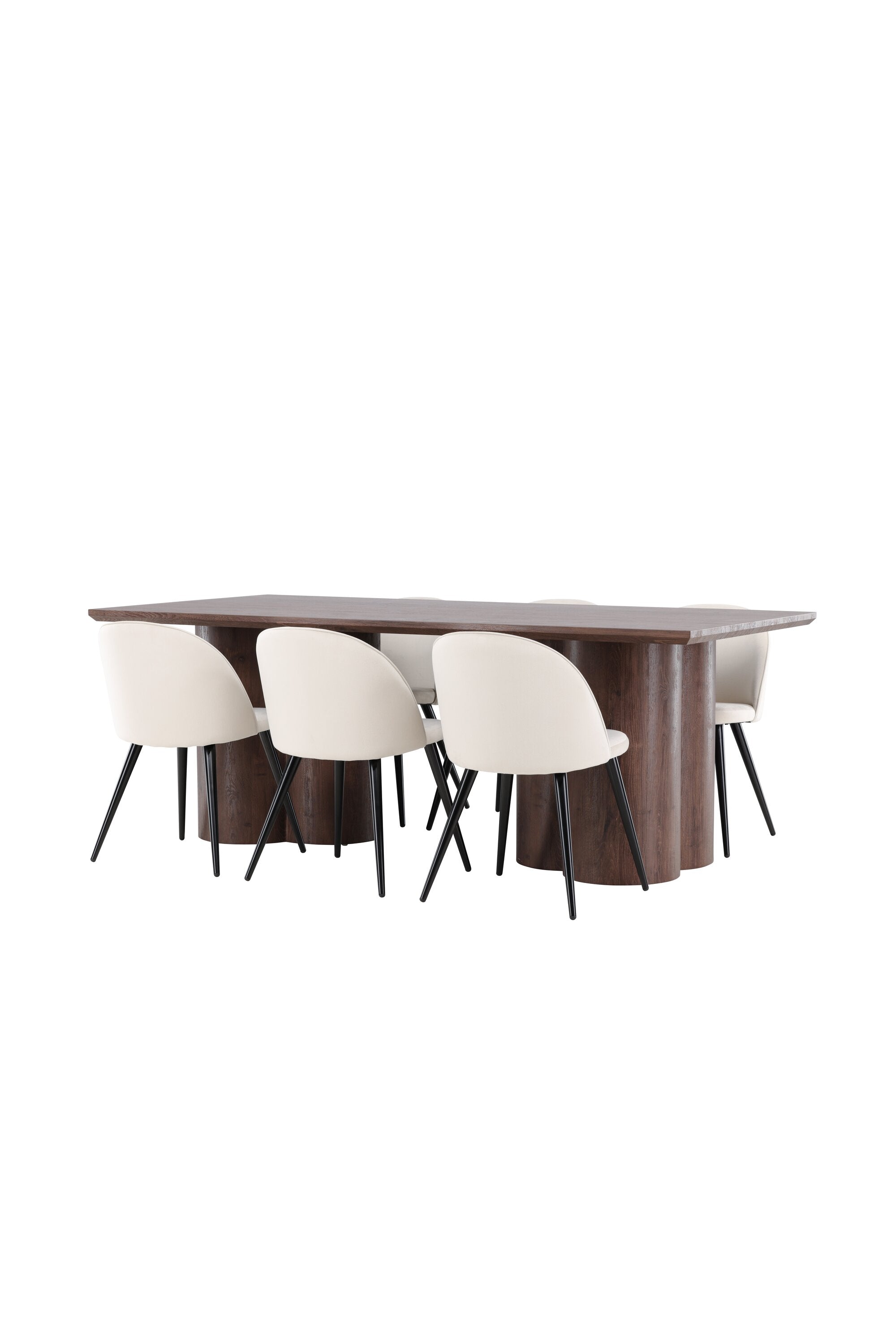 Olivia Matbord med Velvet Matstol-GR Dining Set-Venture Home-peaceofhome.se