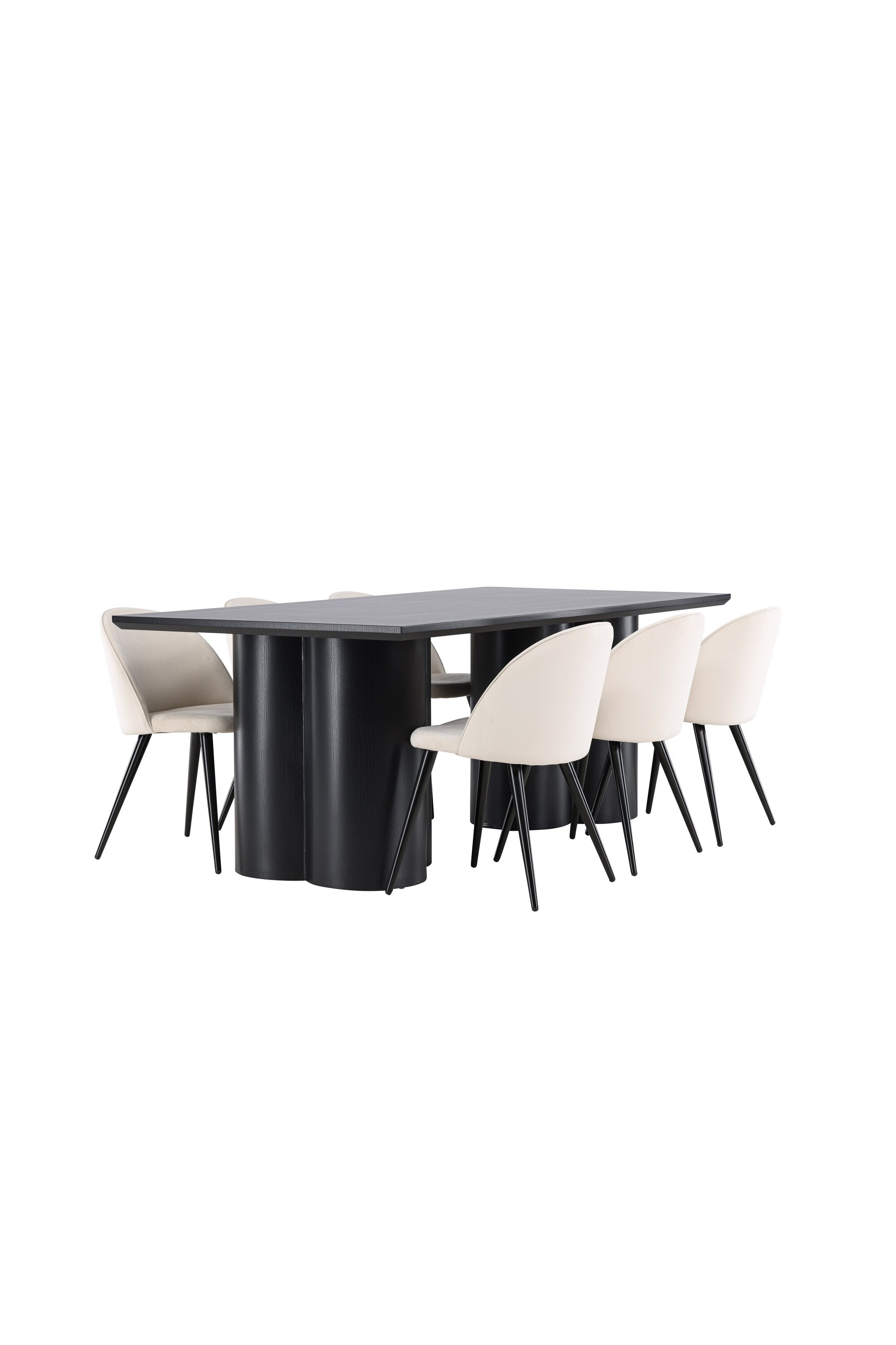 Olivia Matbord med Velvet Matstol-GR Dining Set-Venture Home-peaceofhome.se