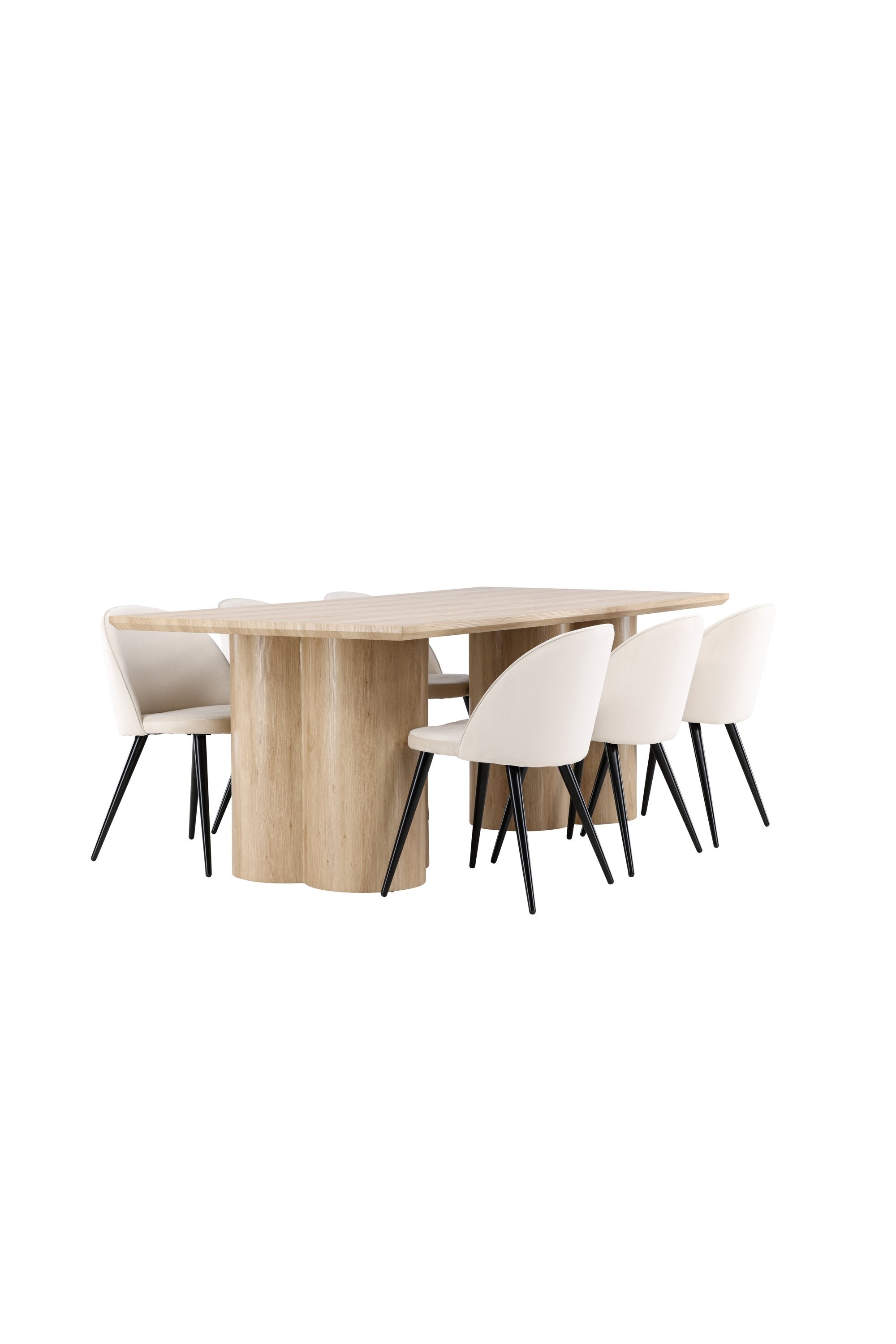 Olivia Matbord med Velvet Matstol-GR Dining Set-Venture Home-peaceofhome.se