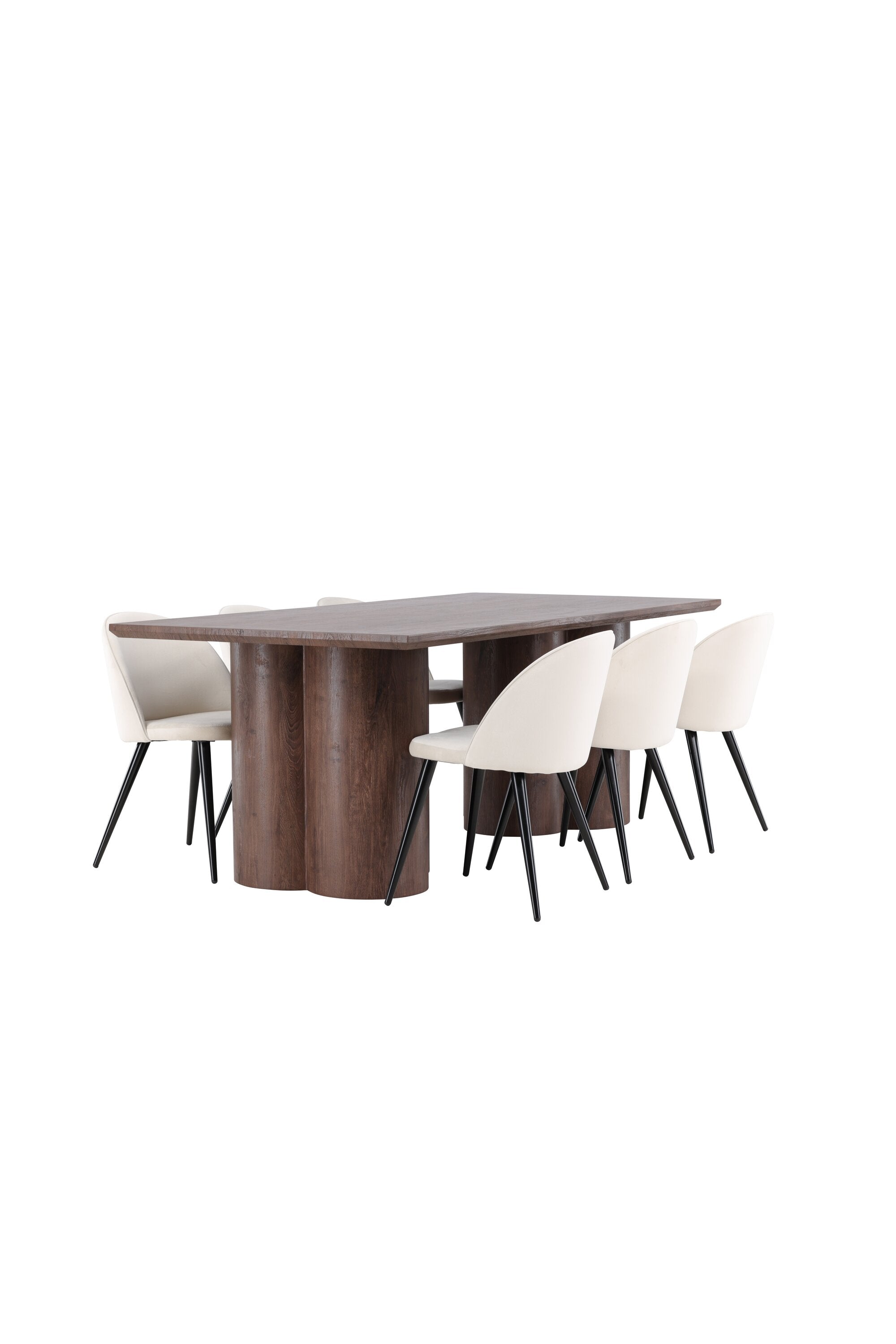 Olivia Matbord med Velvet Matstol-GR Dining Set-Venture Home-peaceofhome.se