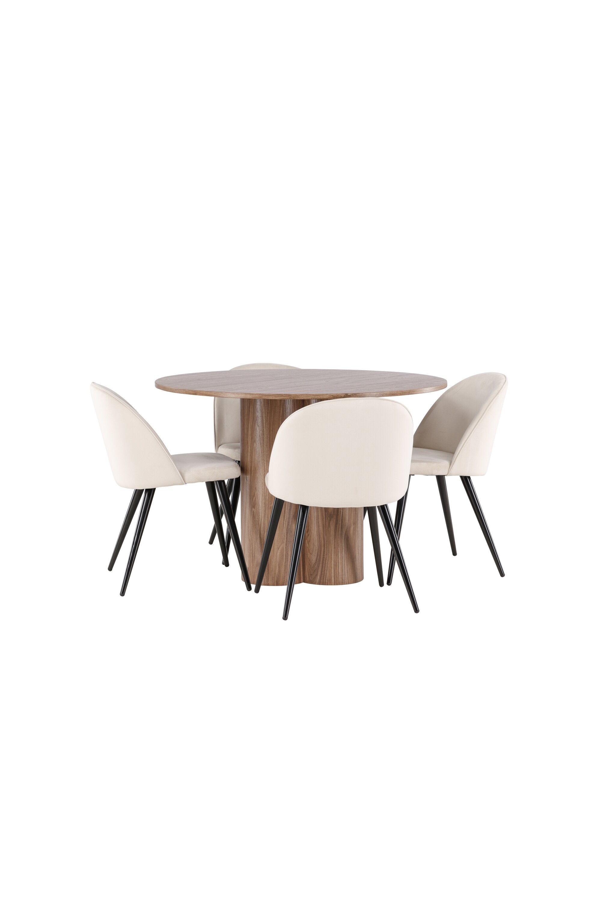 Olivia Matbord med Velvet Matstol-GR Dining Set-Venture Home-peaceofhome.se