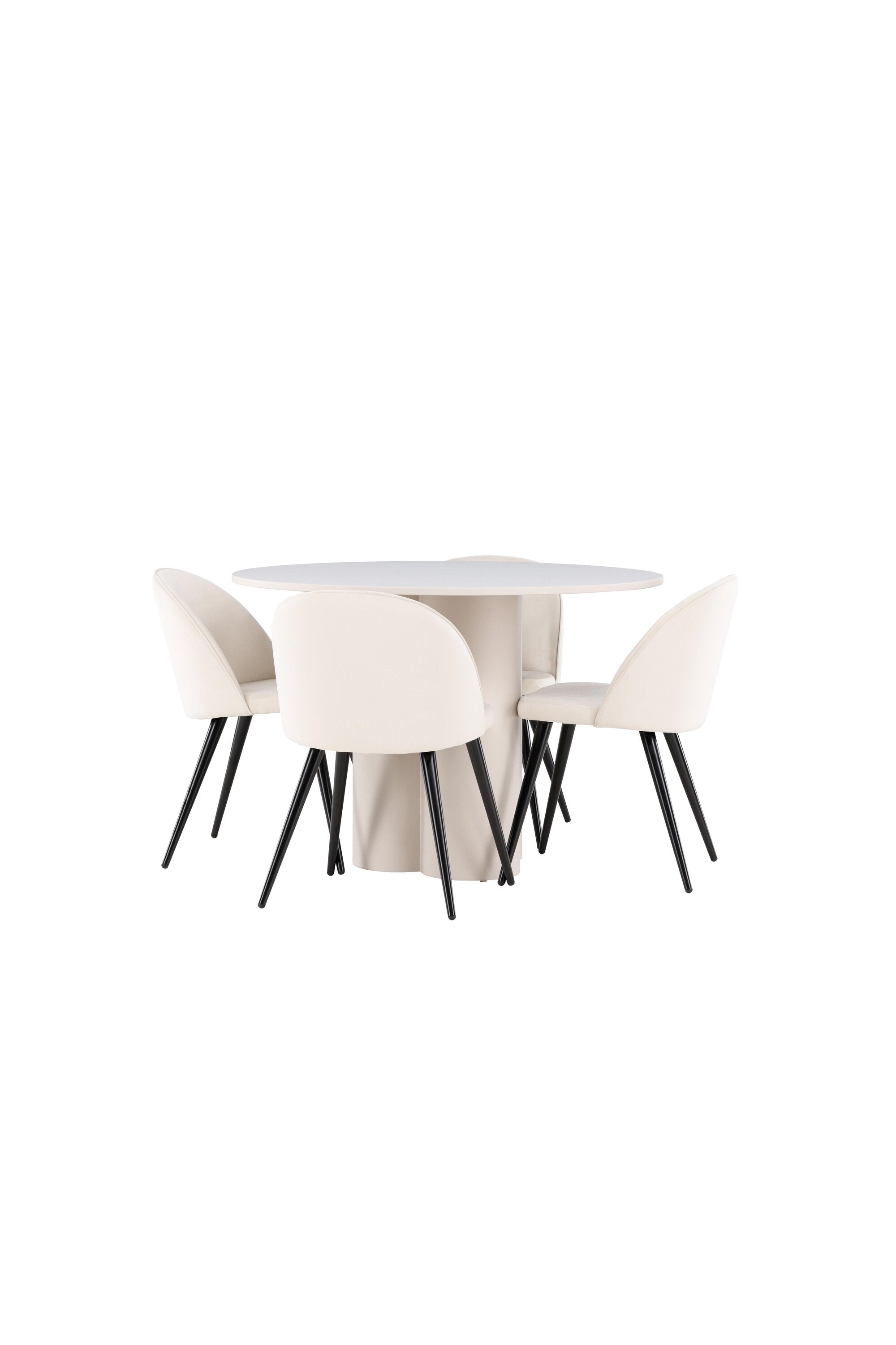 Olivia Matbord med Velvet Matstol-GR Dining Set-Venture Home-peaceofhome.se