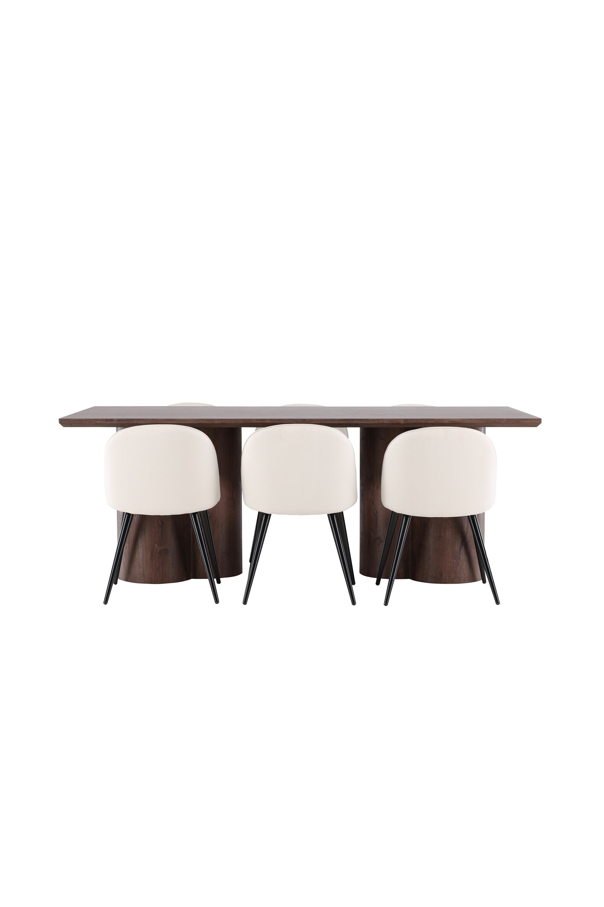 Olivia Matbord med Velvet Matstol-GR Dining Set-Venture Home-peaceofhome.se