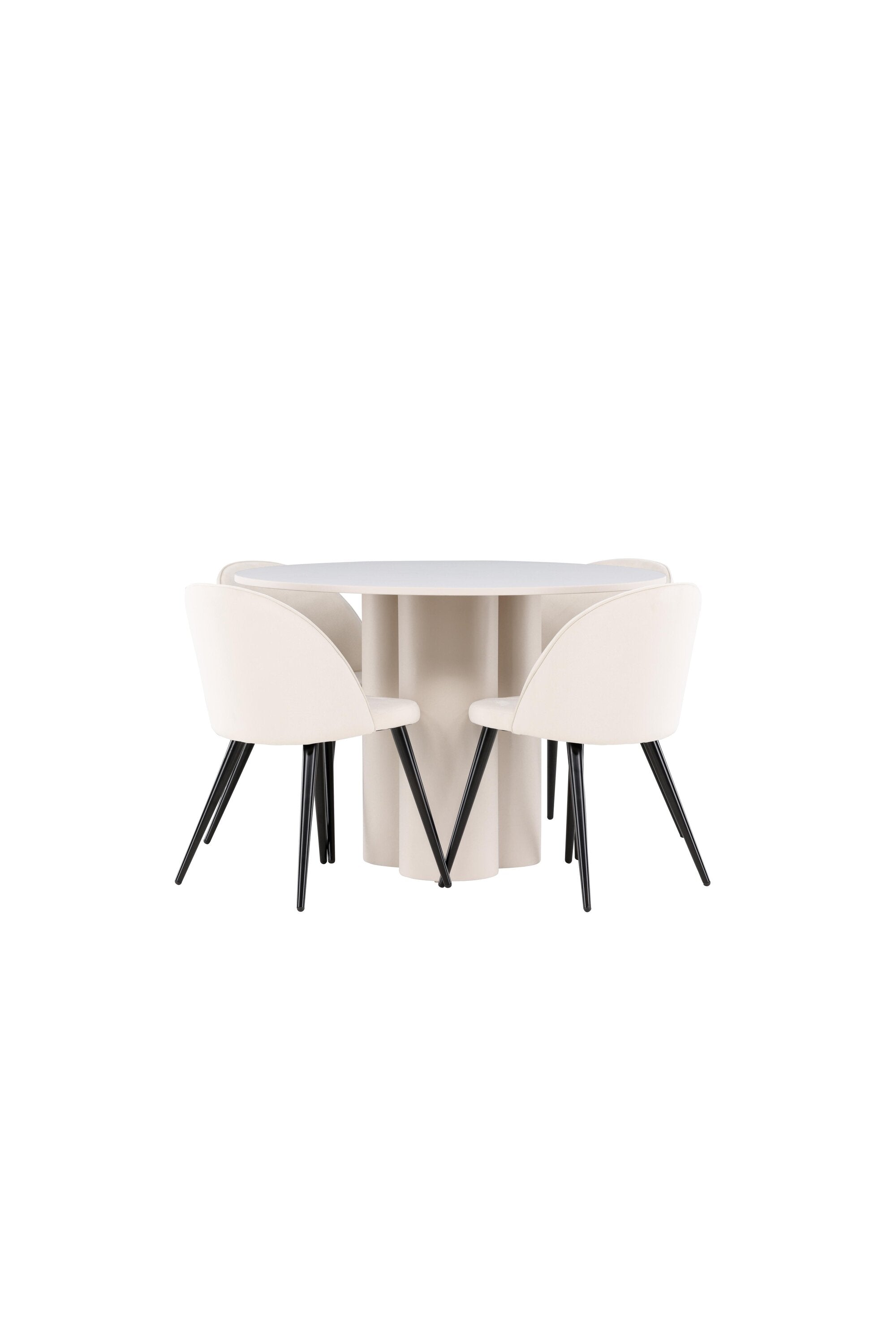 Olivia Matbord med Velvet Matstol-GR Dining Set-Venture Home-peaceofhome.se