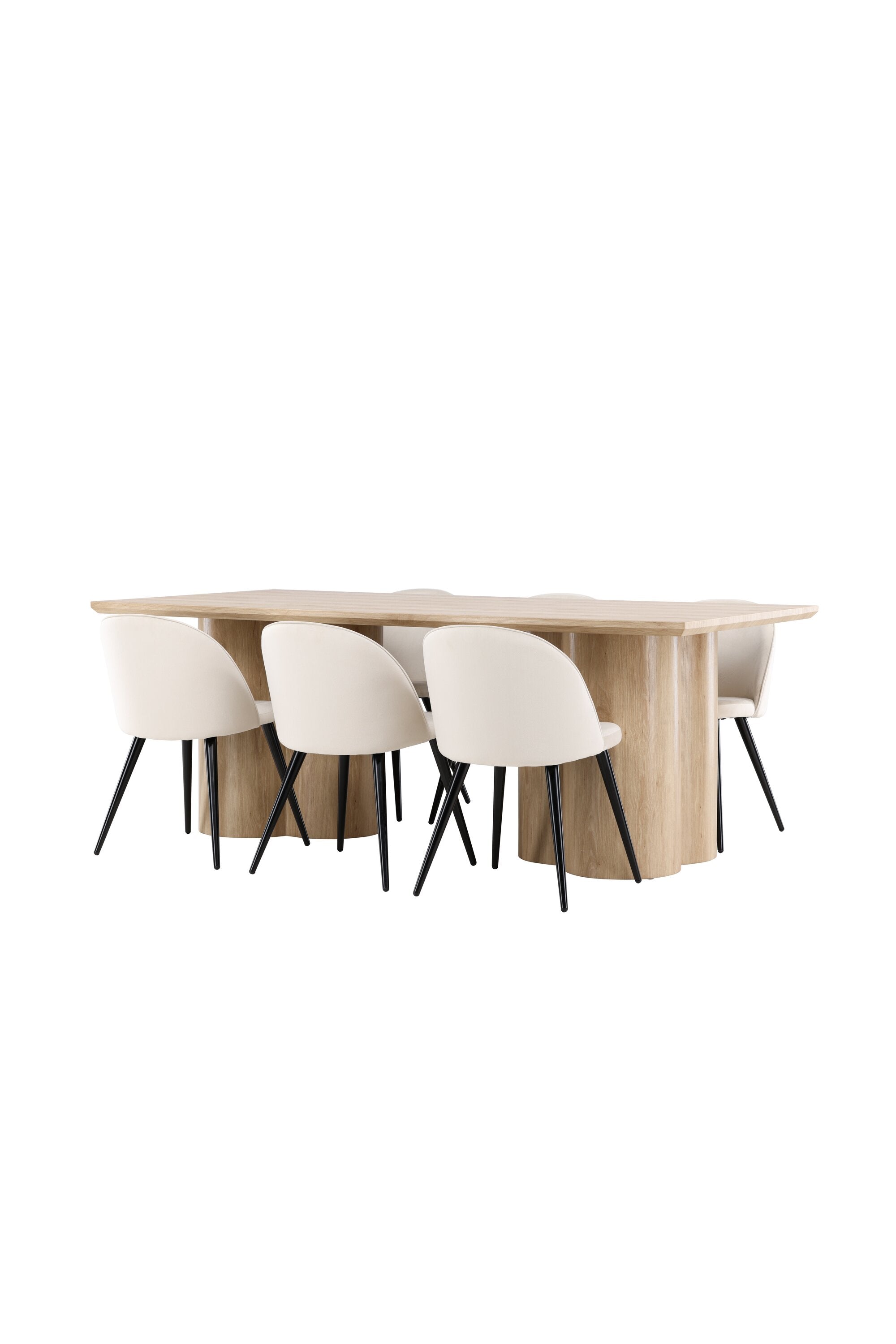 Olivia Matbord med Velvet Matstol-GR Dining Set-Venture Home-peaceofhome.se